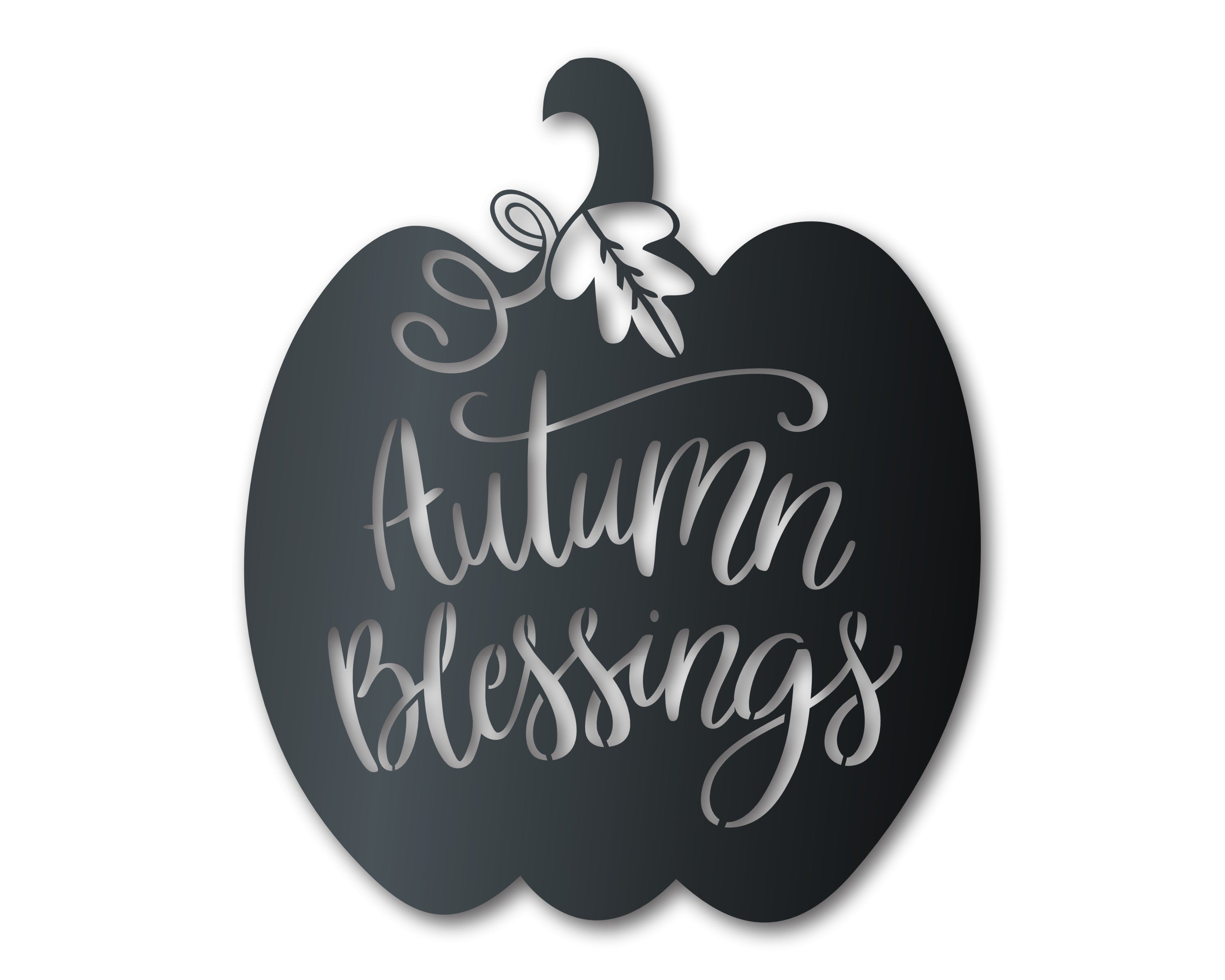 36-Inch Metal Autumn Wall Art with Over 20 Color Options for Indoors & Outdoors