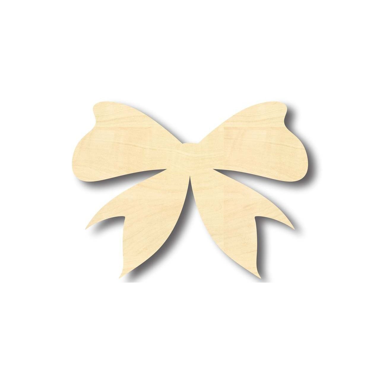 DIY Unfinished Wood Bow Ribbon Shape - Craft Items up to 46