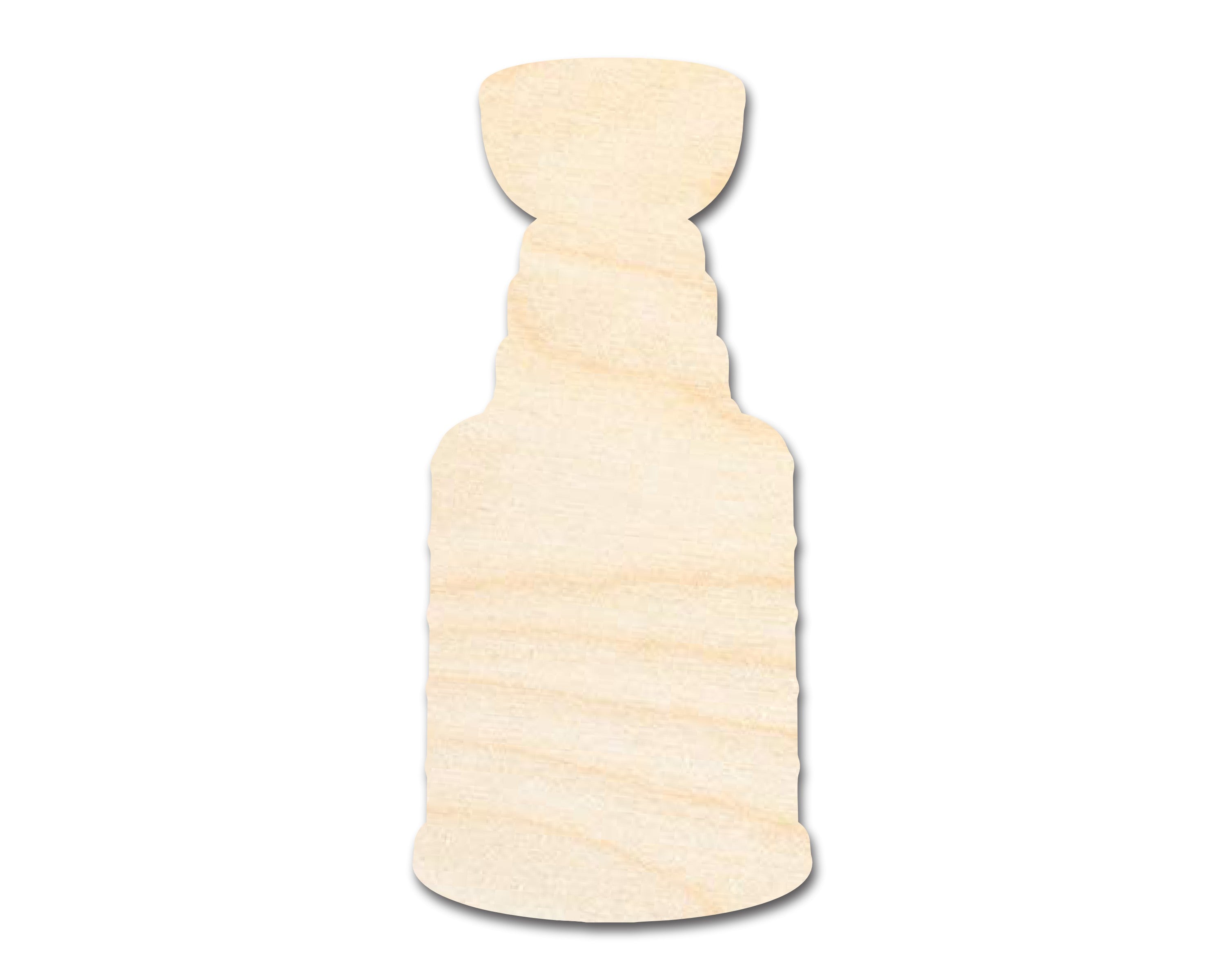 DIY Unfinished Baltic Birch Wood Hockey Trophy Cutouts up to 46 Inches