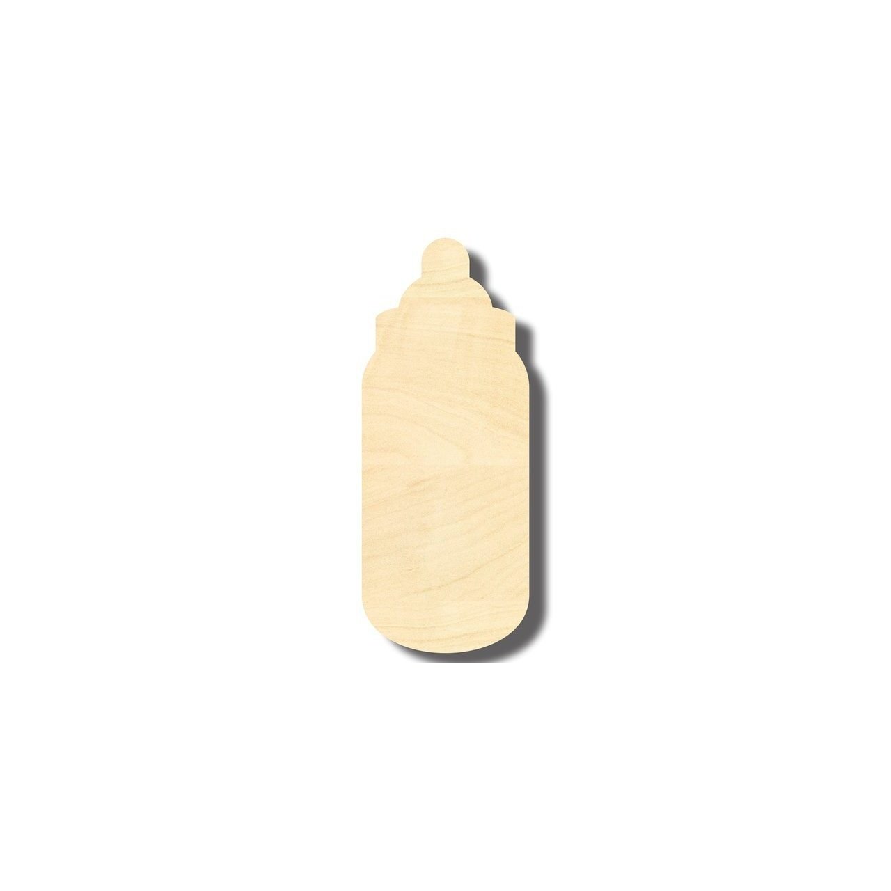 DIY Unfinished Wood Baby Bottle Shapes for Nursery Decor (Up to 46 Units)