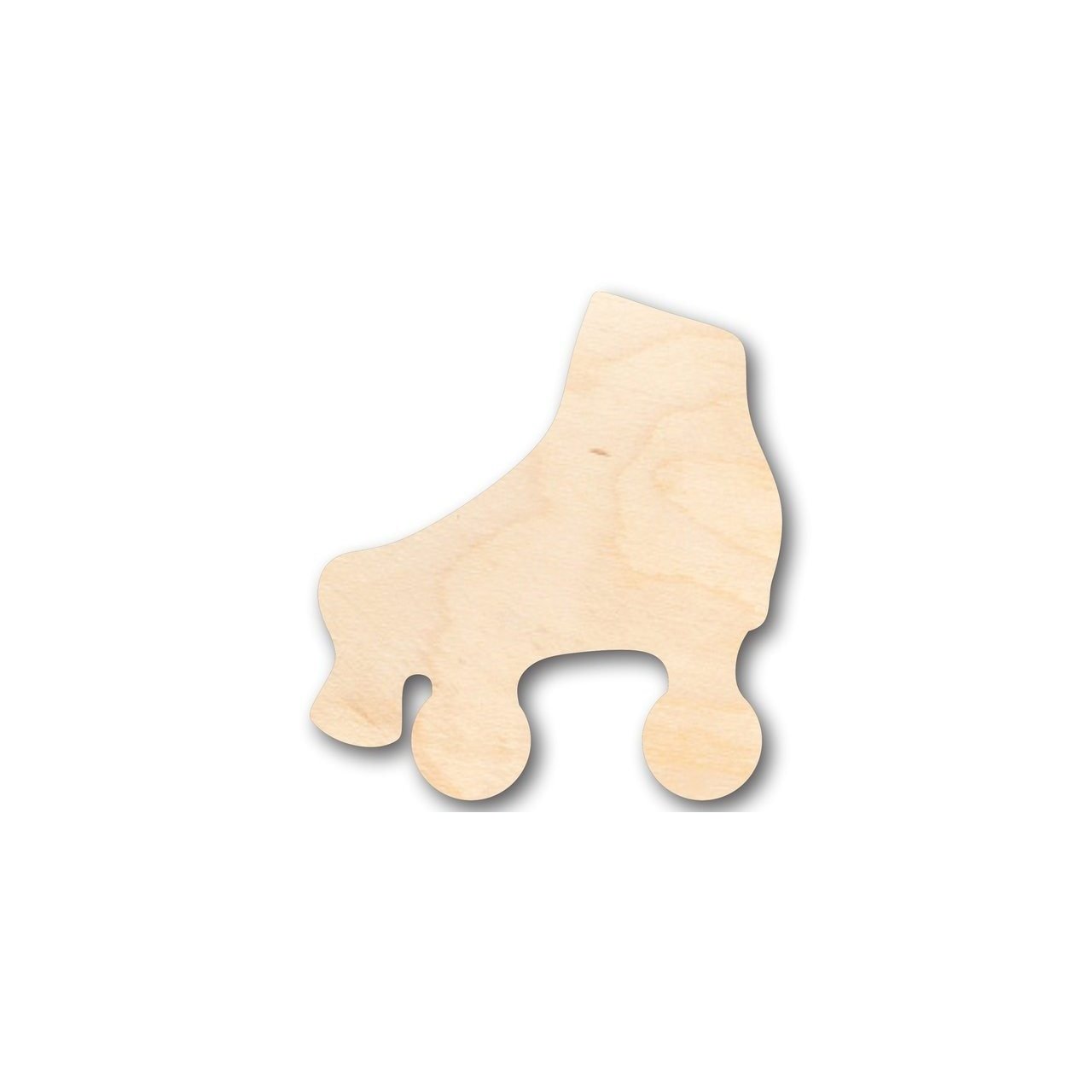 Unfinished Wood Roller Skate Shape - Craft - up to 46 DIY