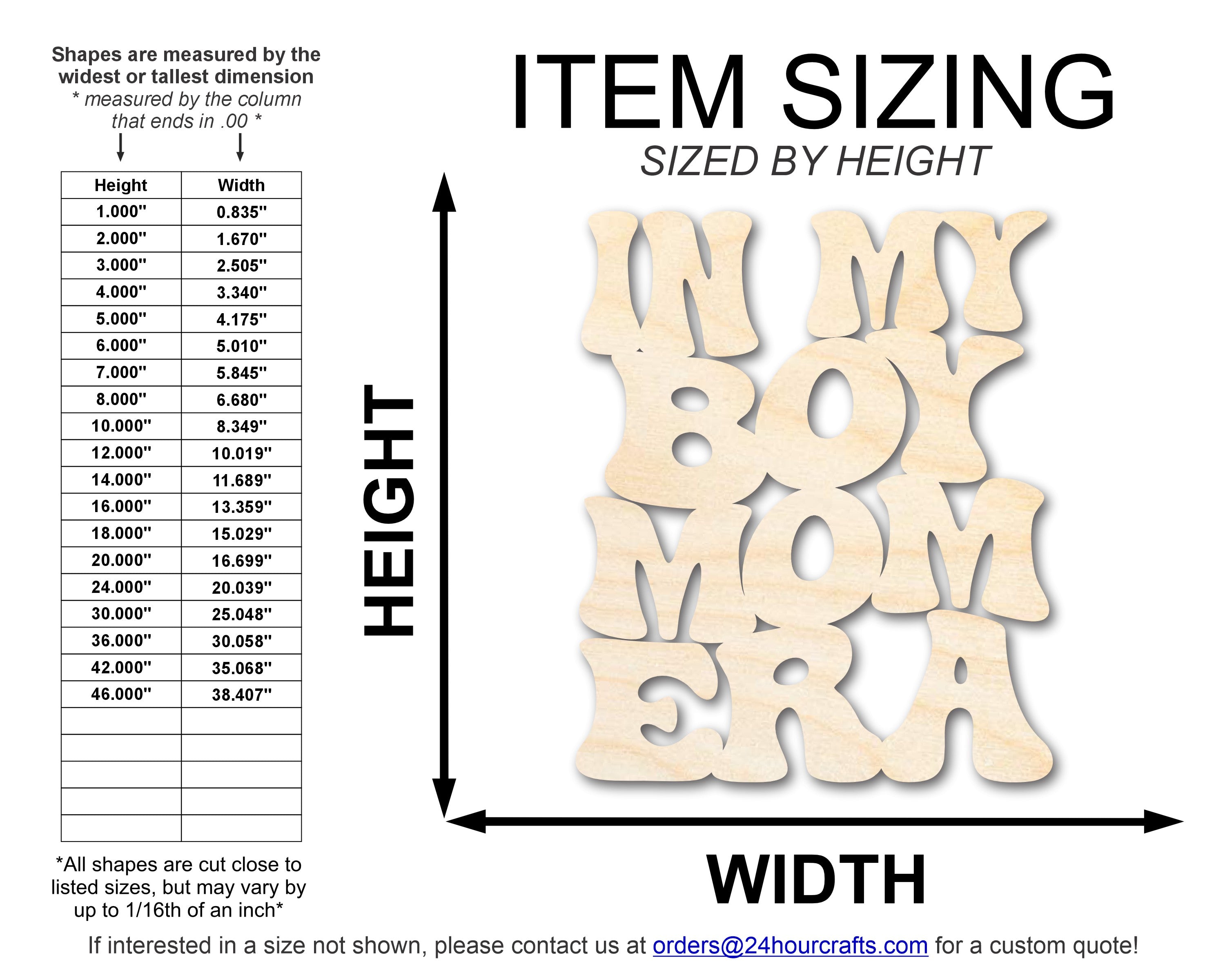 Unfinished Wood Cutout for DIY Crafts in My Boy Mom Era | Up to 46 DIY Options