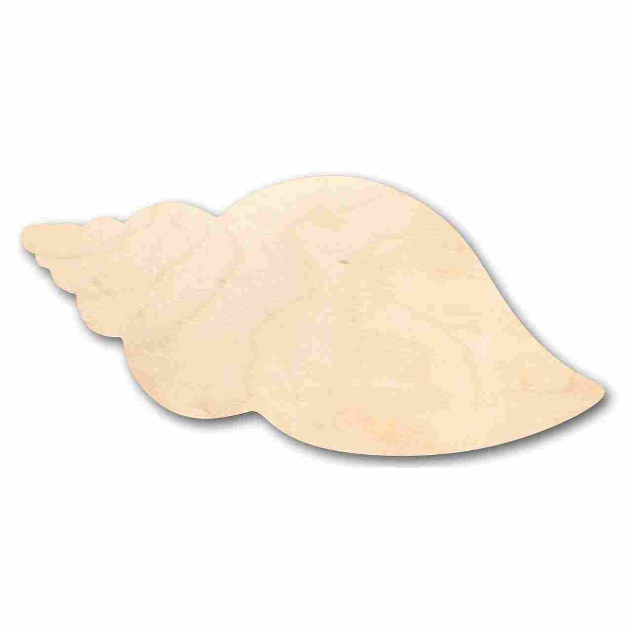 Unfinished Baltic Birch Wood Seashell Shapes for Ocean - Beach - Nursery Crafts, Ideal for up to 46 DIY Projects