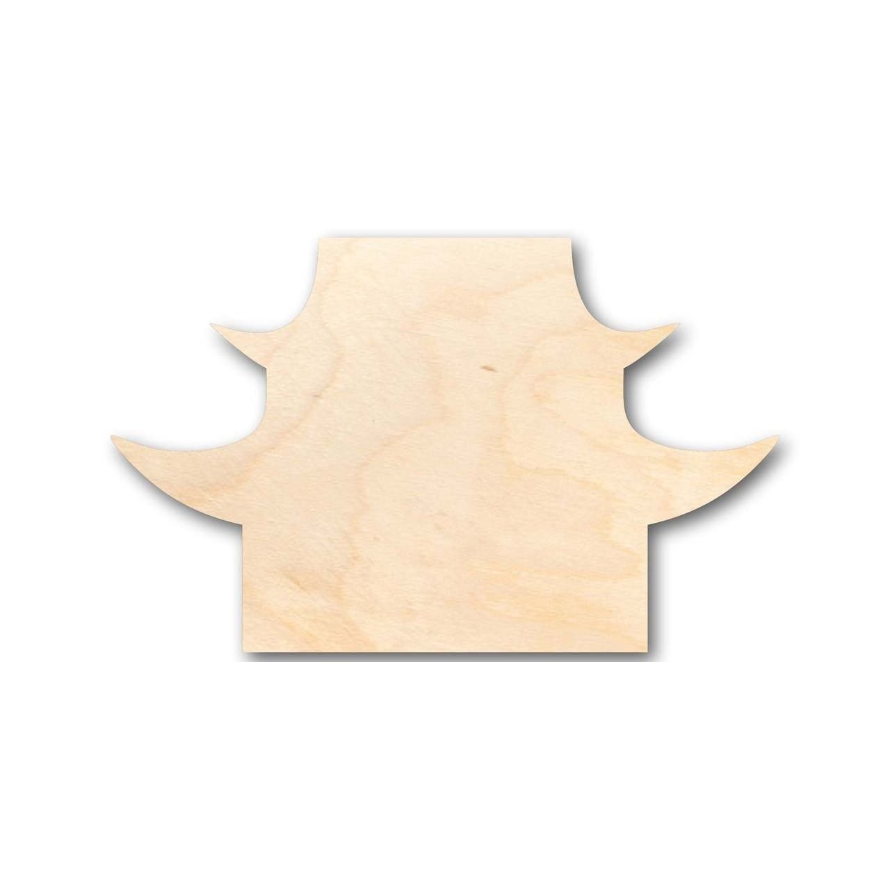 DIY Unfinished Japanese House Shape Wood Crafts up to 46 - Eastern Style