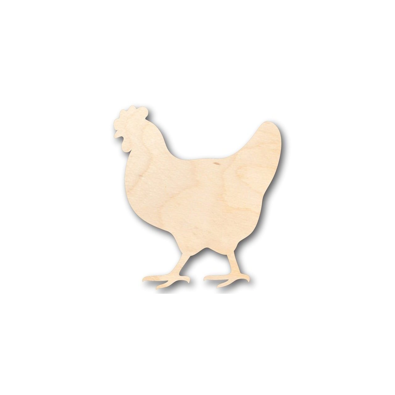 DIY Unfinished Wood Hen Chicken Shape for Farm Animal Crafts (up to 46)