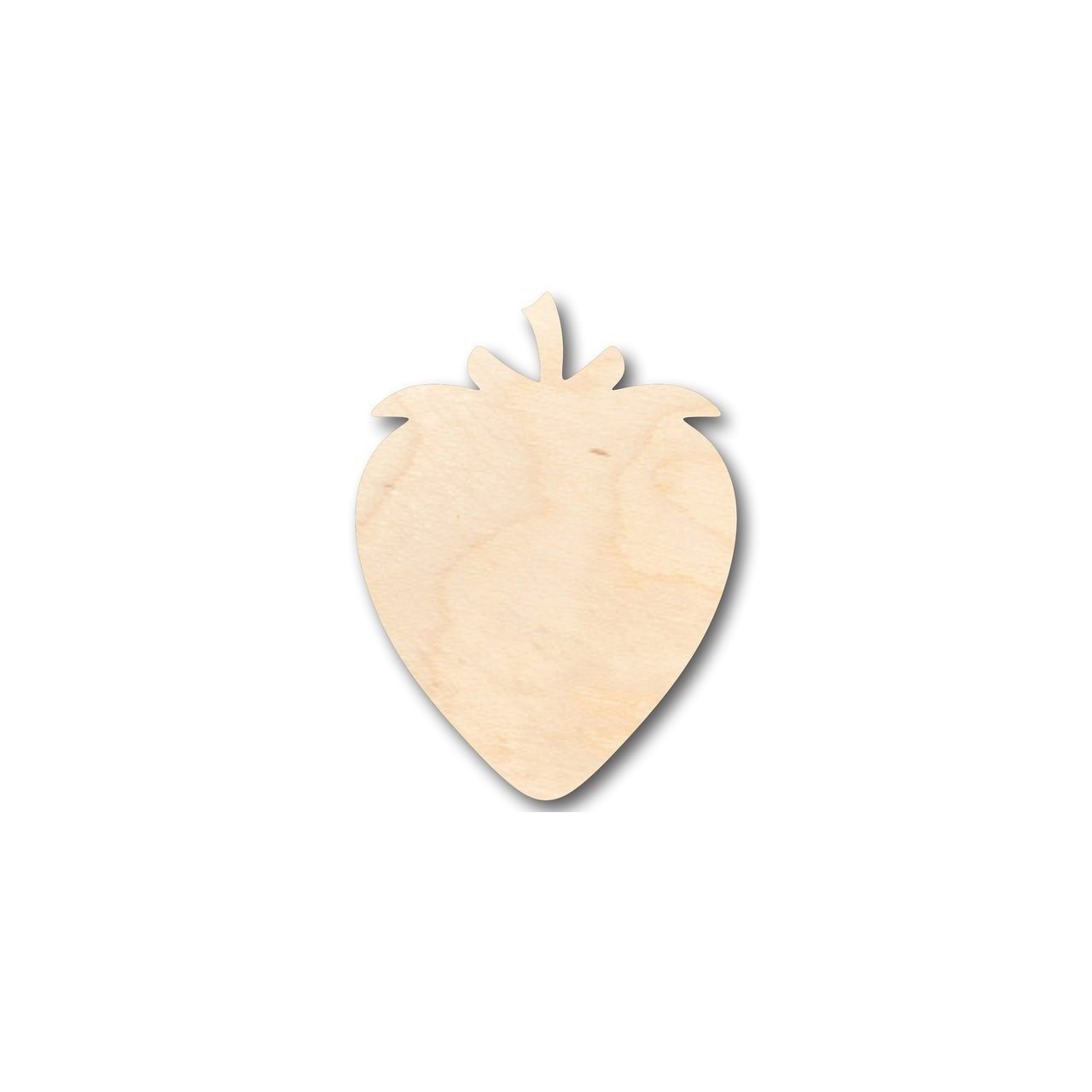 DIY Unfinished Wood Strawberry Shapes for Crafts, Sizes up to 46