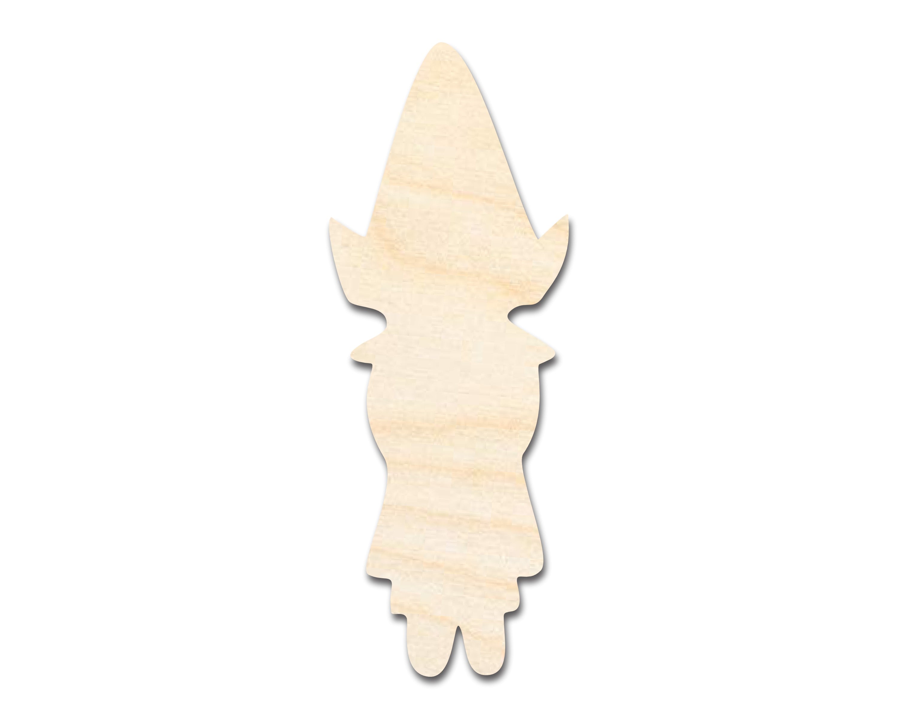 Unfinished Wood Santa Elf Shape Craft Supplies - Sizes Up to 46 Inches