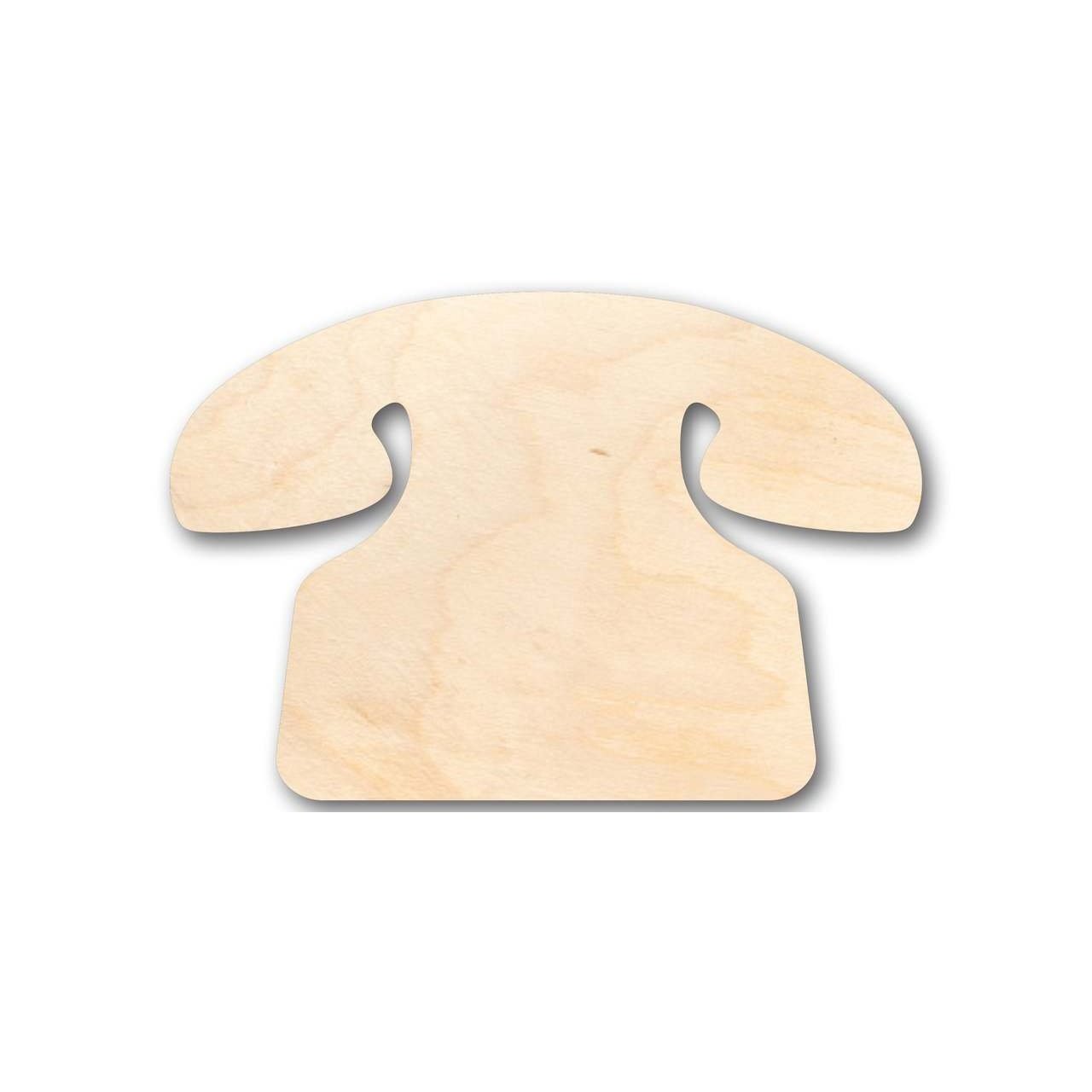 Unfinished Wood Craft Items in Phone Shape for Up to 46 Do - It - Yourself Projects