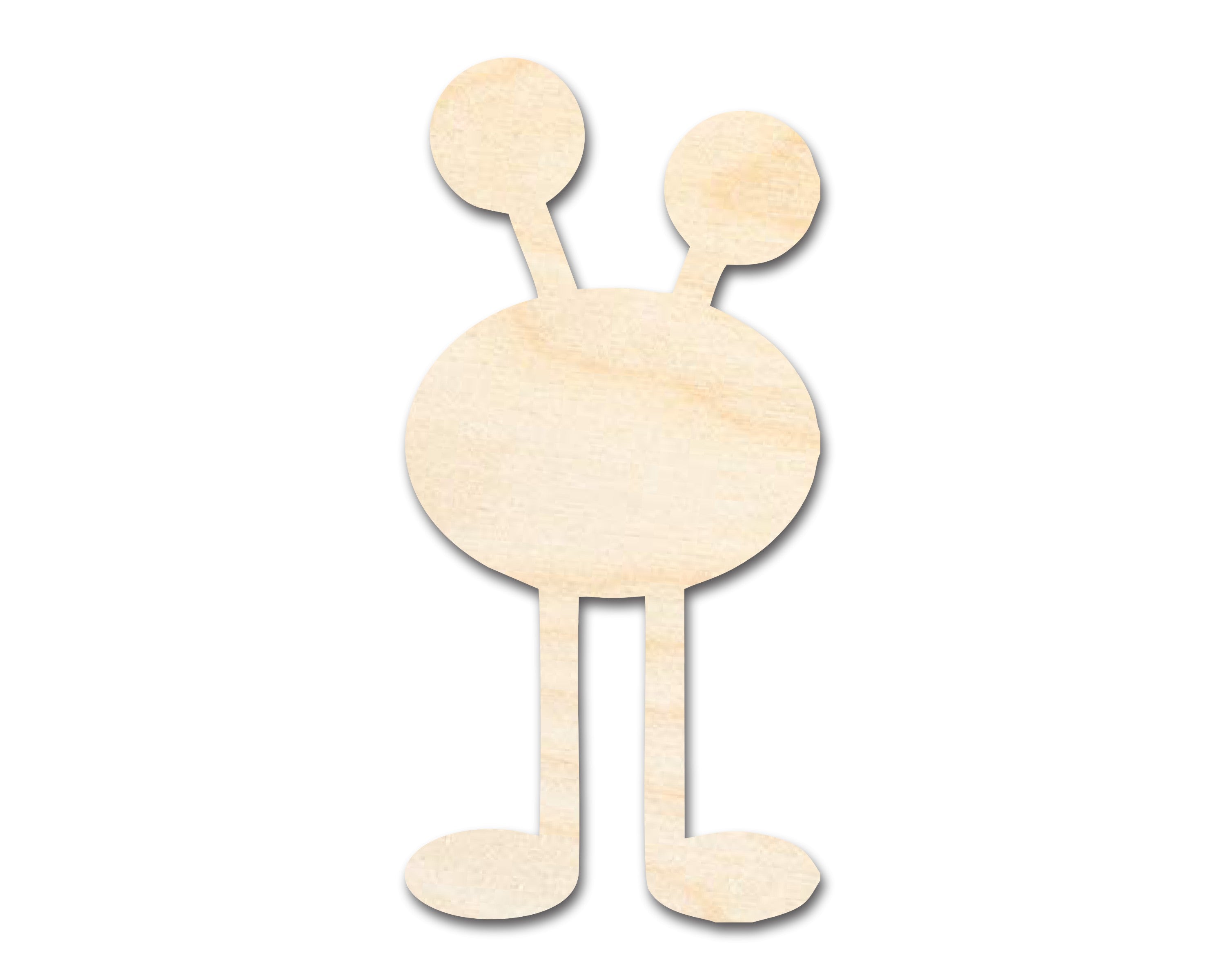 Unfinished Long - Legged Monster - Shaped Wood Cutouts for DIY Crafts, Up to 46 Inches for 24 Different DIY Projects