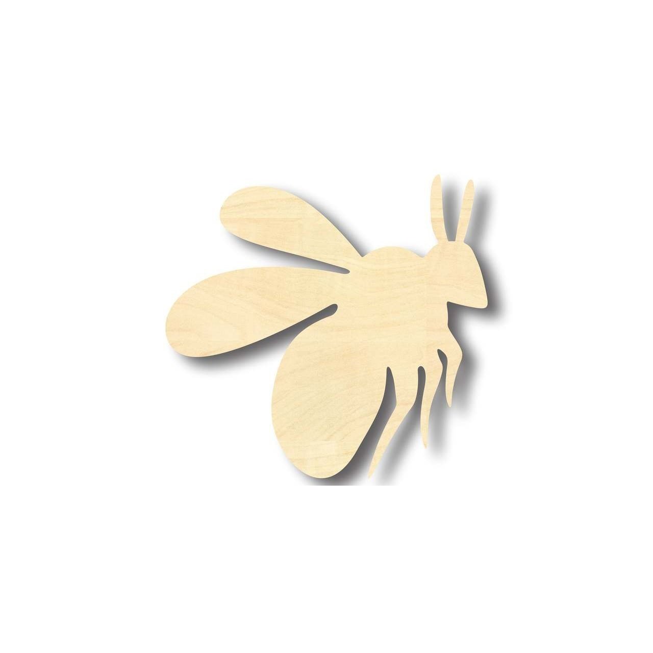 DIY Unfinished Wood Bumble Bee Shape for Craft Projects up to 46