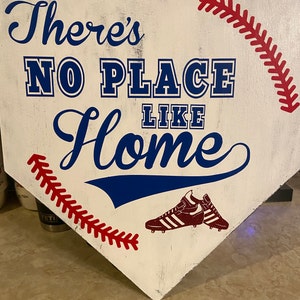 DIY Unfinished Wood Baseball Softball Home Plate Diamond Base Silhouette - Up to 46