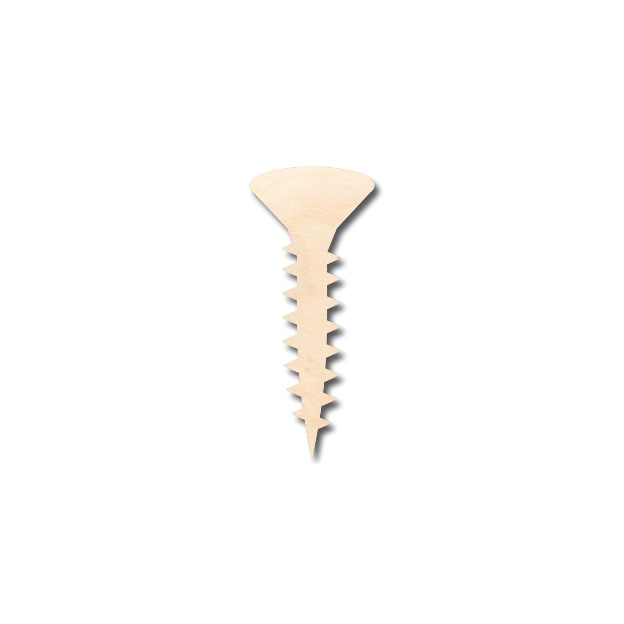 DIY Unfinished Wood Screw Shape Tool for Up to 46 Craft Projects