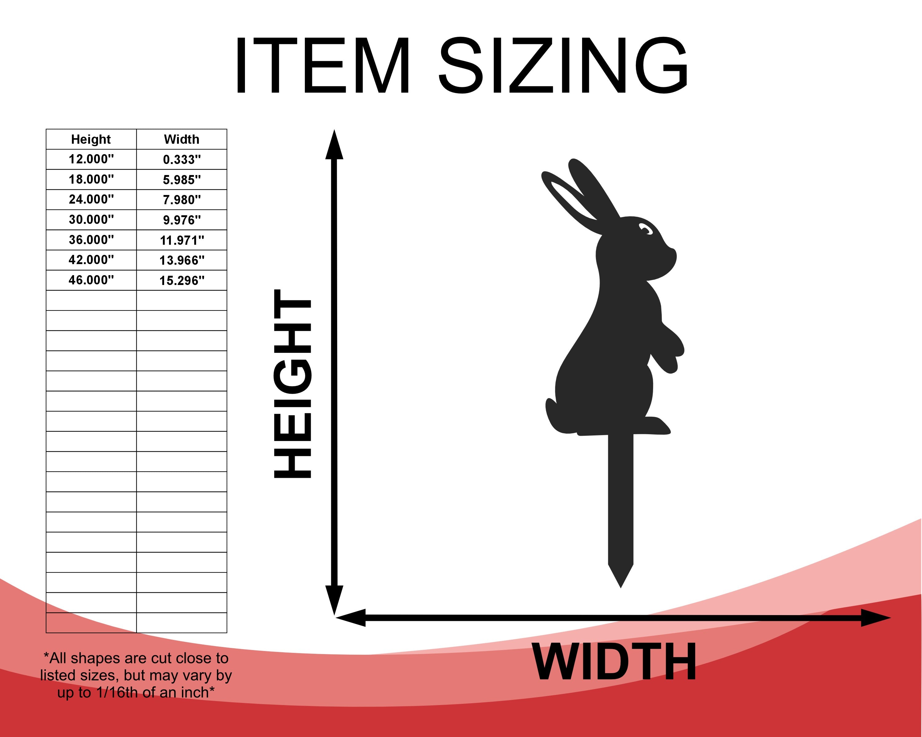 Decorative Metal Bunny-shaped Garden Stakes with Up to 24 Pieces and More than 20 Color Choices