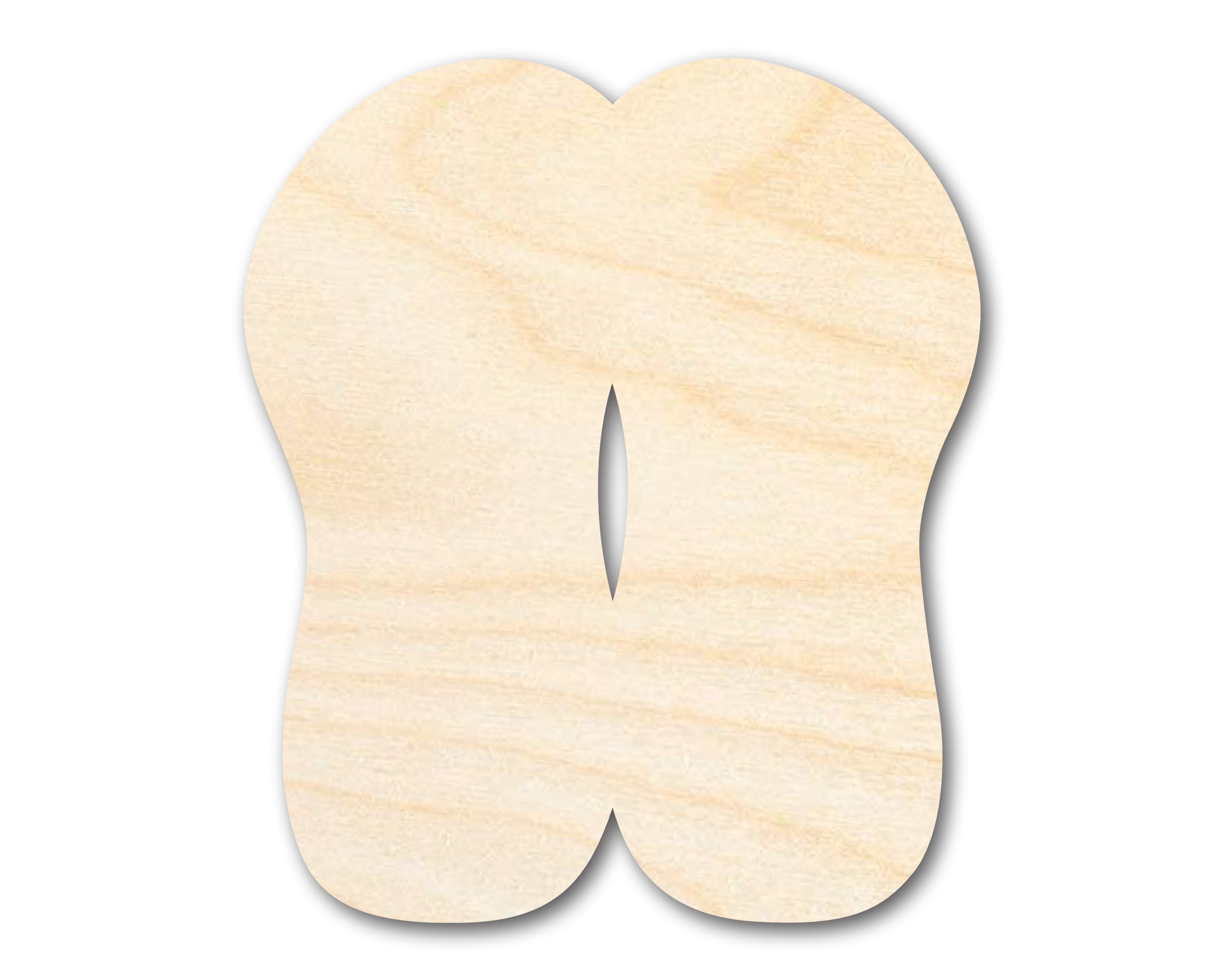 DIY Summer Beach Unfinished Wood Flip - Flop Sandals up to 46 for Crafting