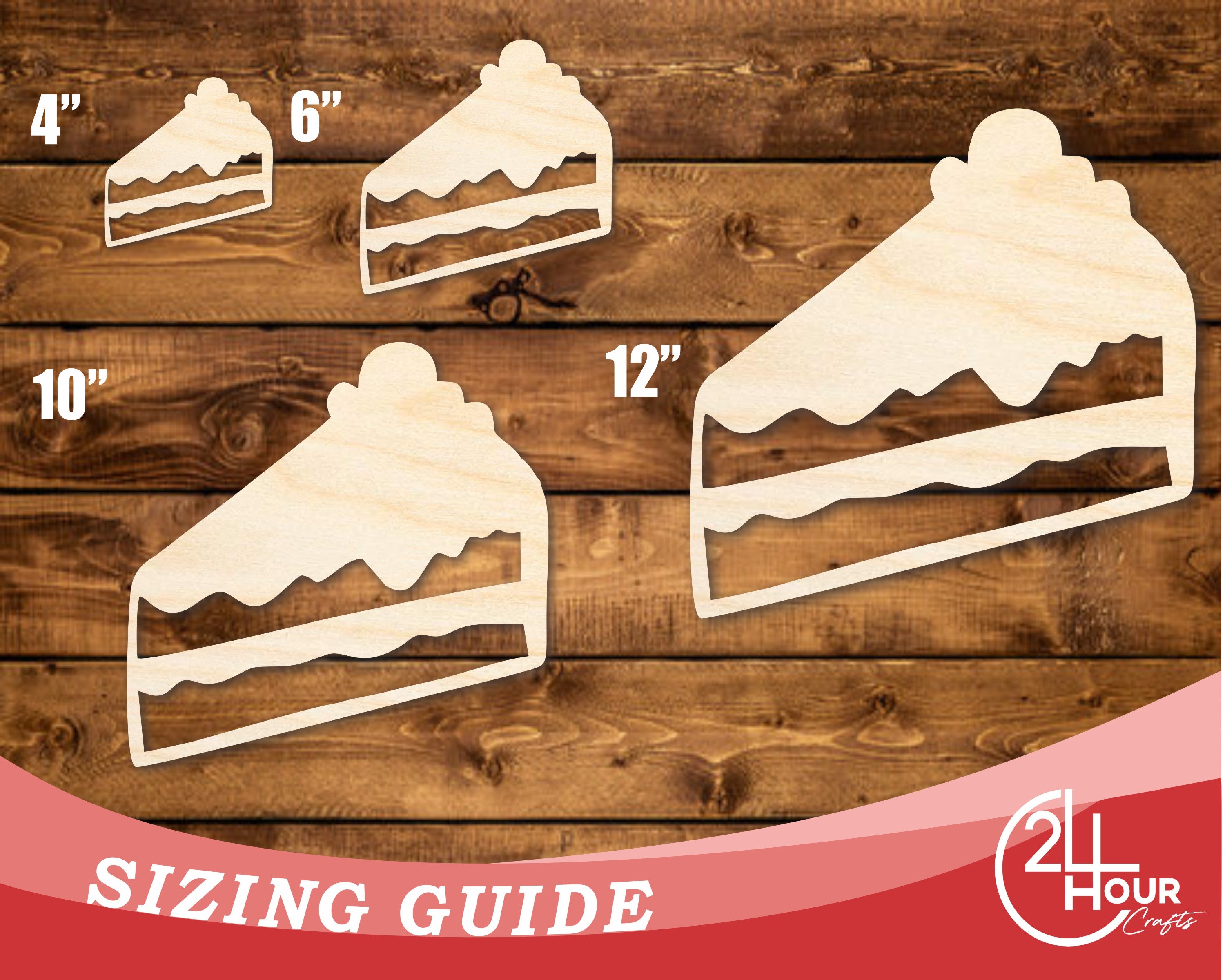 DIY Unfinished Wood Slice in Cake Shape | Up to 46 DIY Options