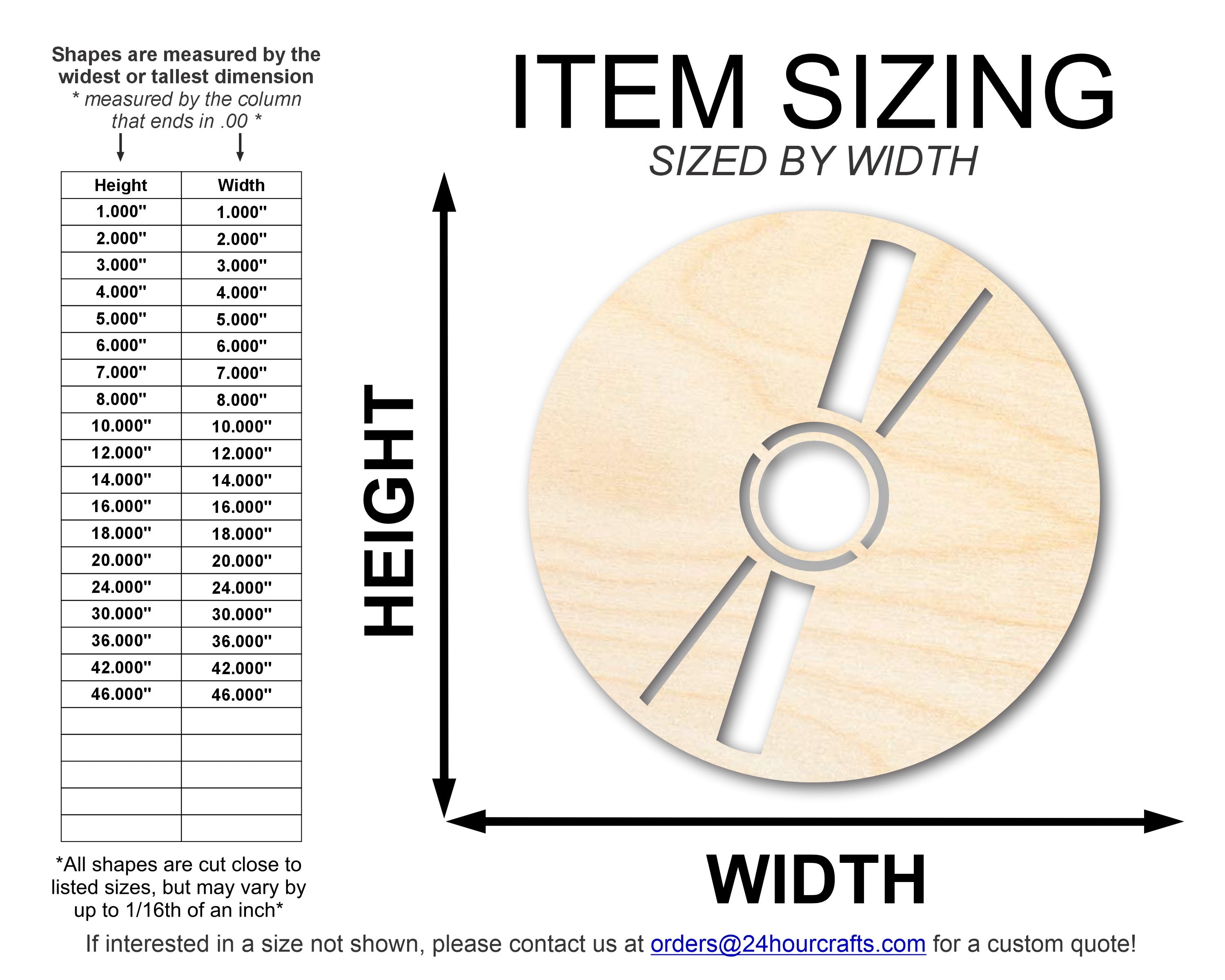 Unfinished Baltic Birch Wood CD - Shaped DIY Craft Cutouts for Up to 46 Do - It - Yourself Projects