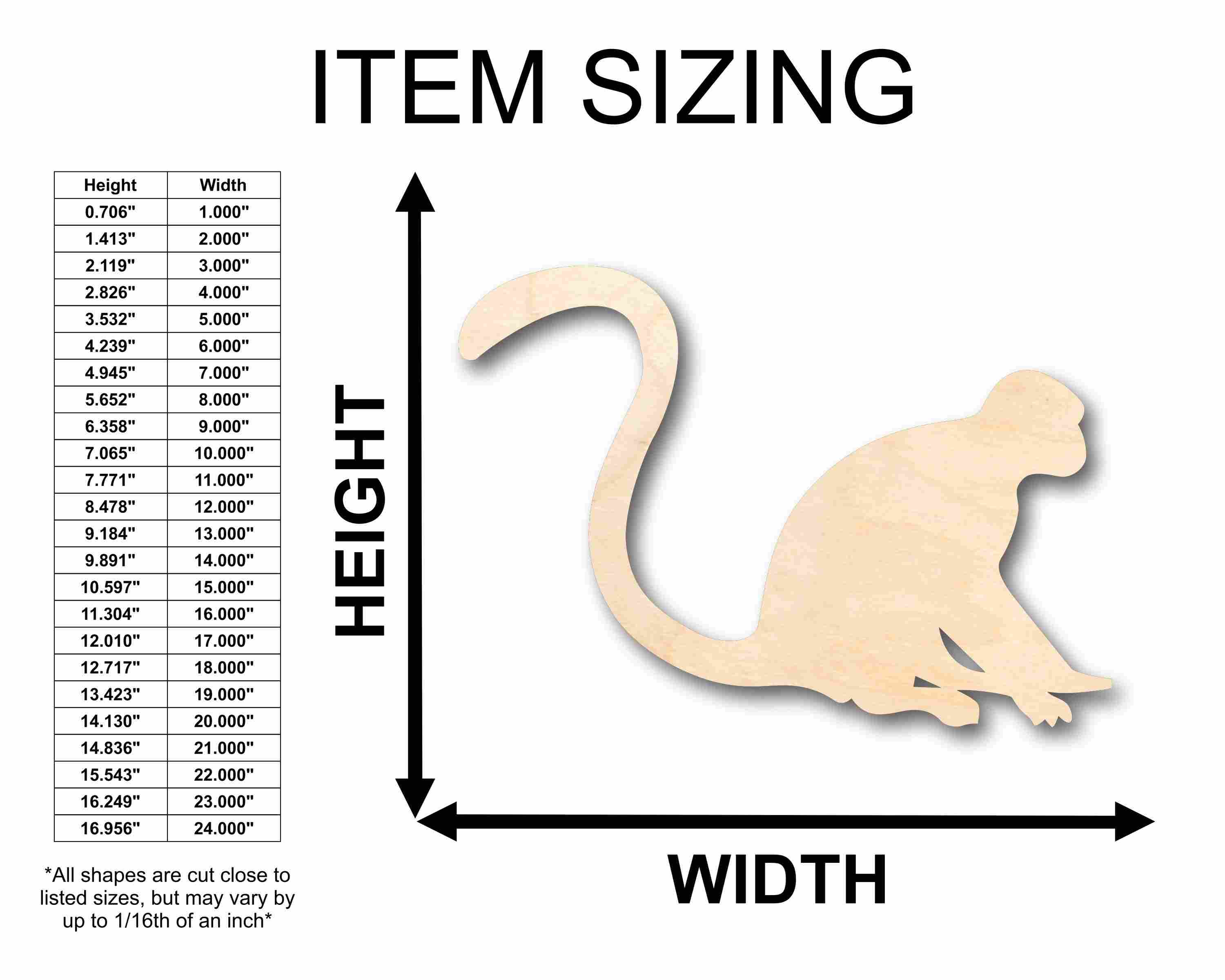 DIY Unfinished Wood Monkey Silhouette Crafting Item - Up to 46 Pieces for Do - It - Yourself Projects