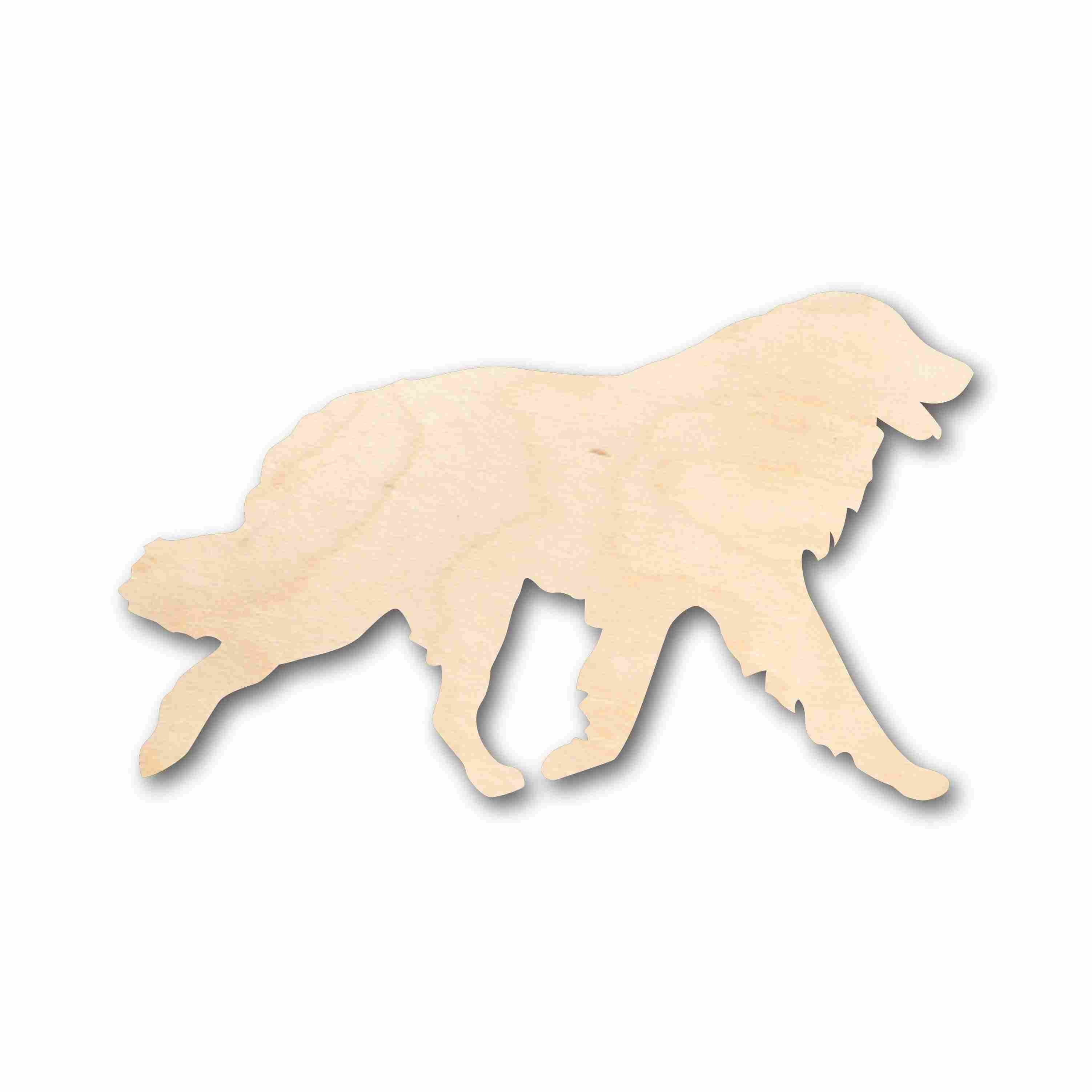 DIY Unfinished Wood Great Pyrenees Dog Silhouette - Up to 46 Inches for Crafts