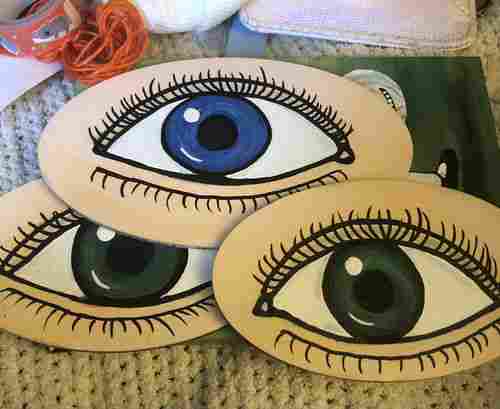 Unfinished Oval - Shaped Wood Craft Items for Up to 46 DIY Projects