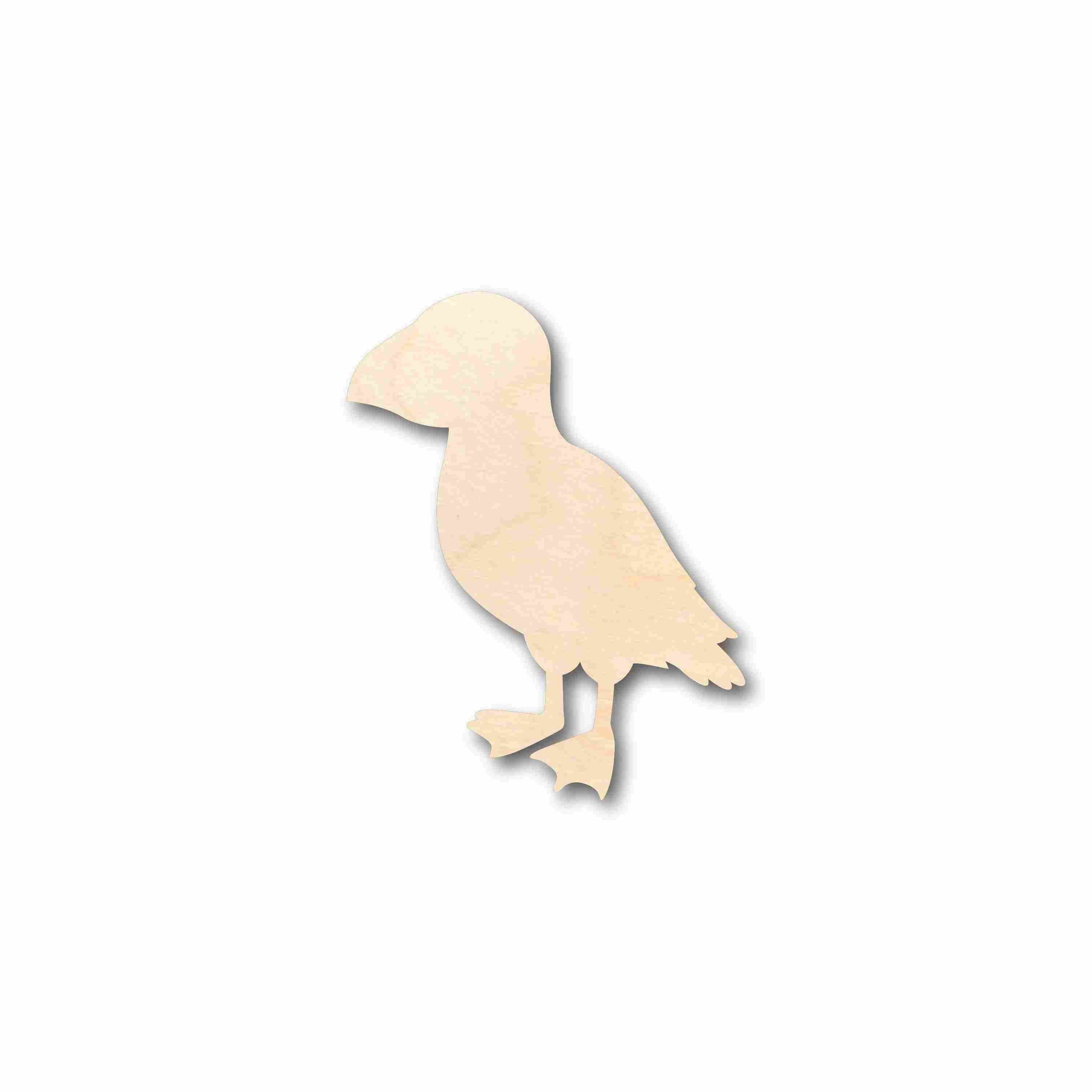 DIY Unfinished Wood Puffin Silhouette for Up to 46 Craft Projects