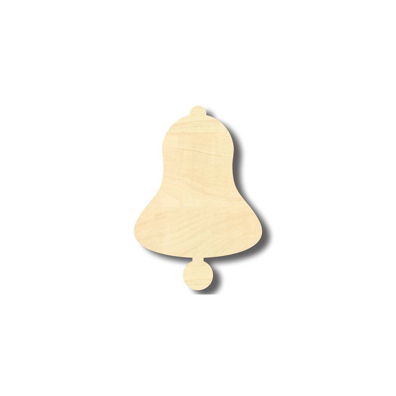 Unfinished Baltic Birch Wood Bell Shapes for DIY Crafts - Up to 24 Inches for Multiple Projects