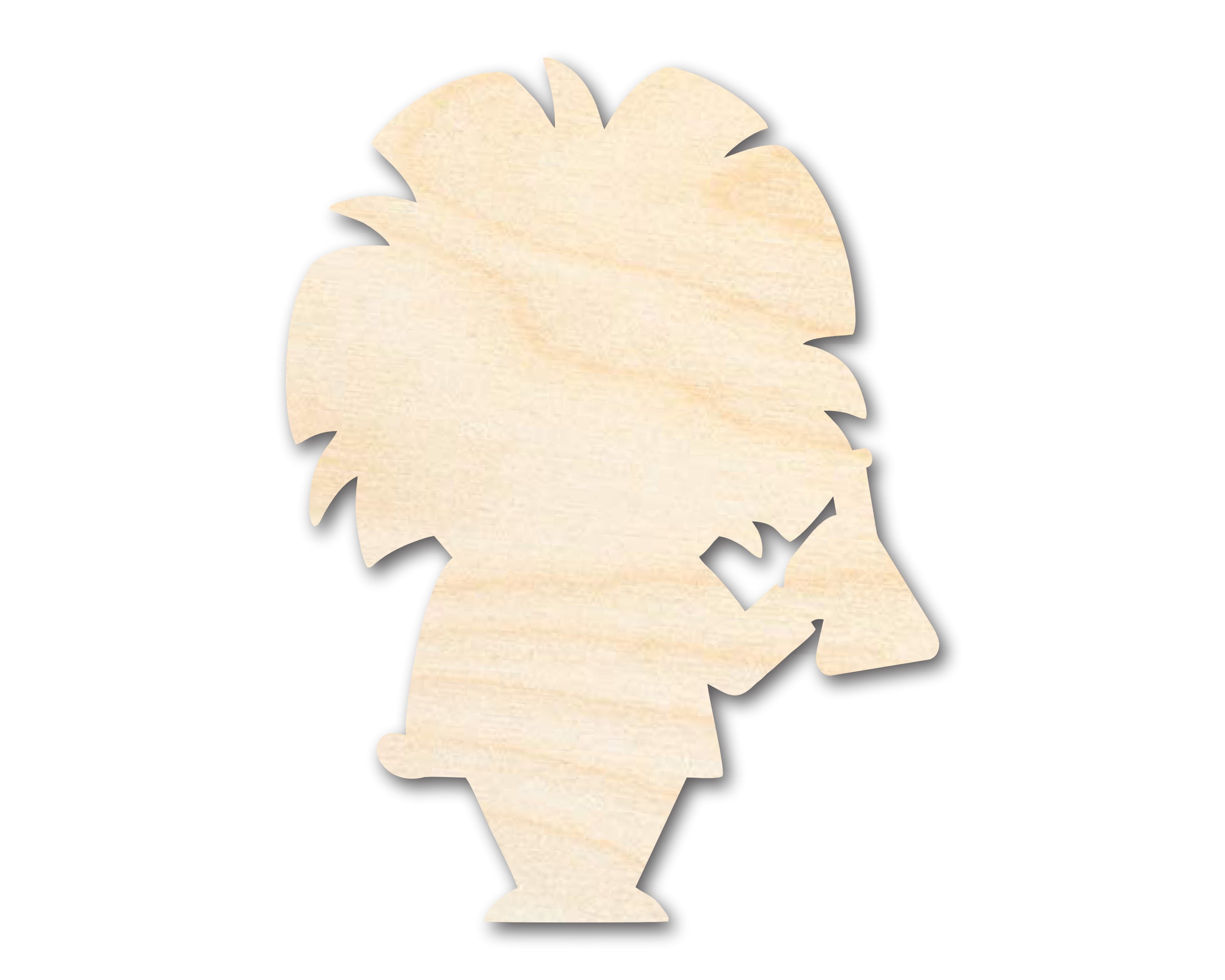 Unfinished Baltic Birch Scientist Shape DIY Craft Cutouts up to 46 Inches