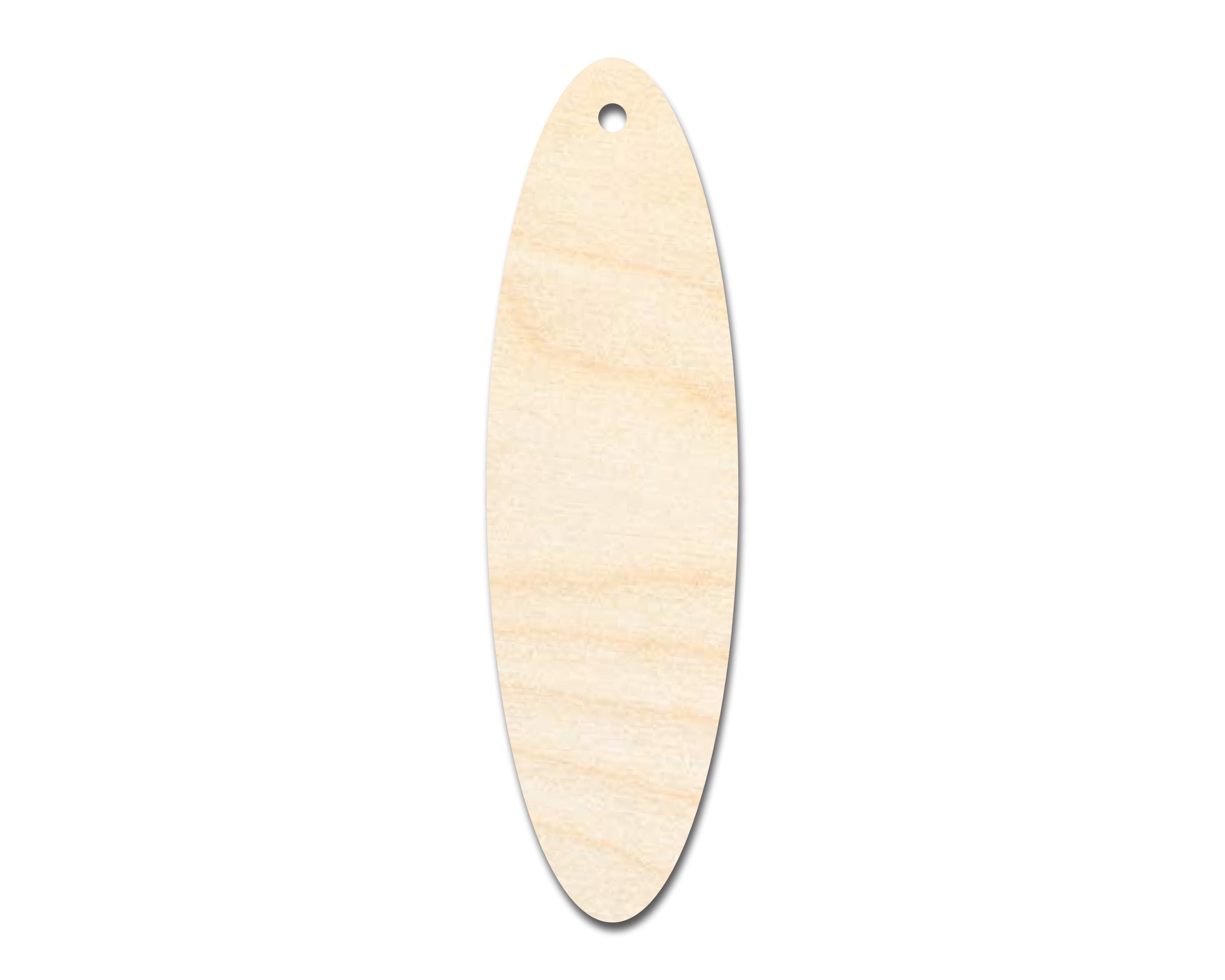 Unfinished Oval - Shaped Wood Bookmark DIY Craft Cutouts, Available for up to 12 DIY Projects