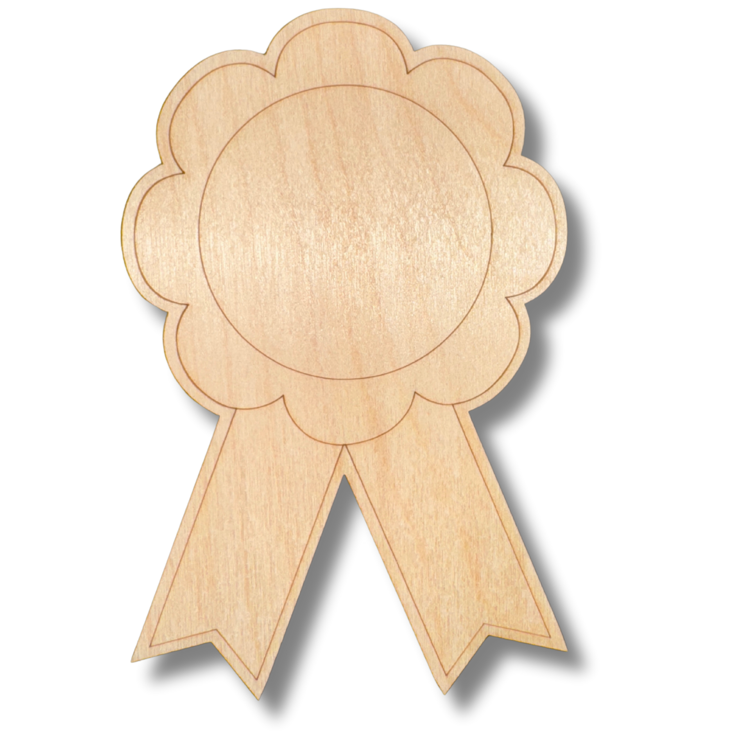 Unfinished Wood Etched Ribbon Shape | Paint By Line Crafts | up to 30 DIY