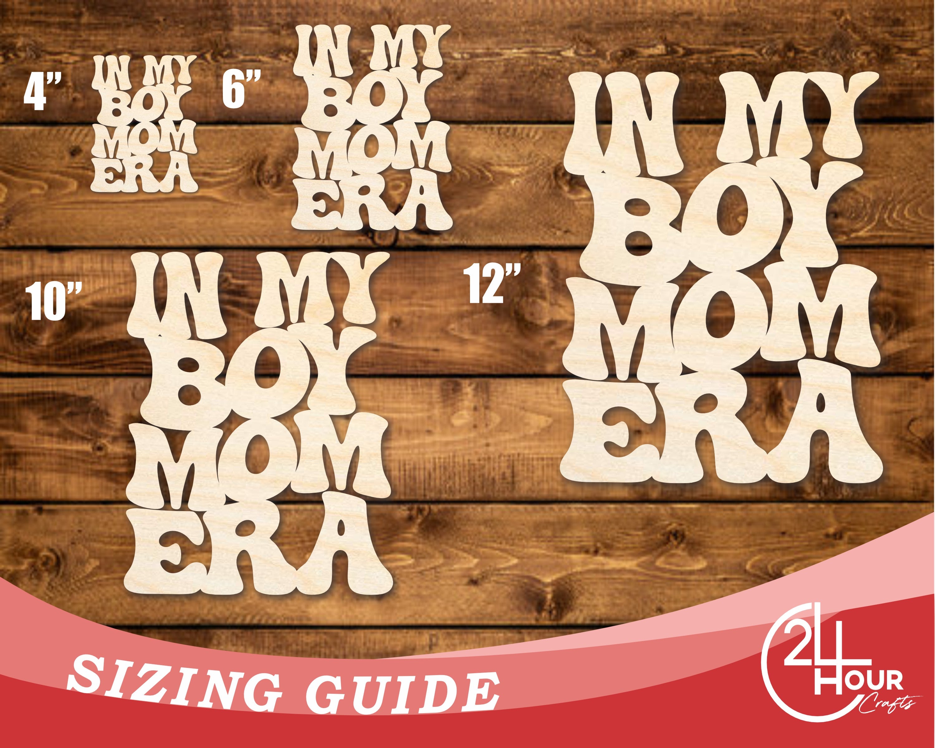 Unfinished Wood Cutout for DIY Crafts in My Boy Mom Era | Up to 46 DIY Options