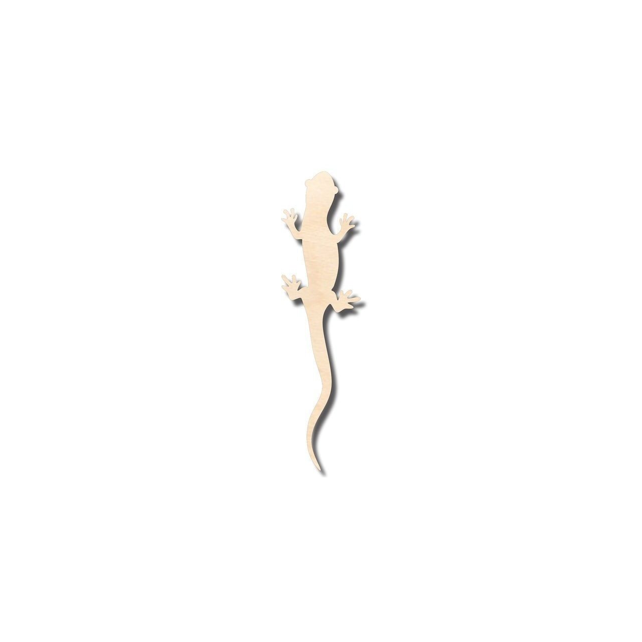 DIY Unfinished Wood Salamander Shape for Crafts, Sizes up to 24 Inches
