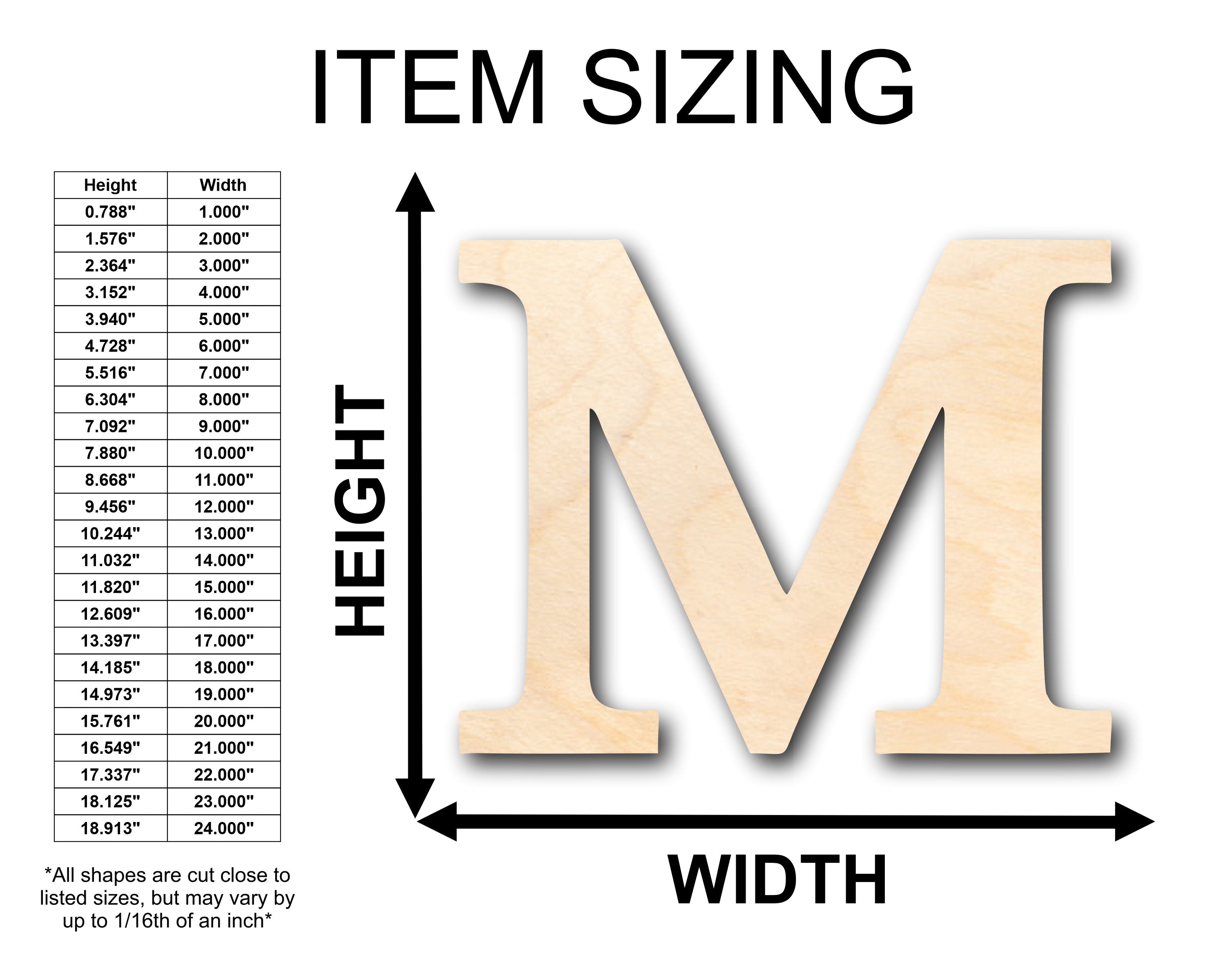 Unfinished Bold Mu - shaped Wood Craft Supplies for Up to 46 DIY Projects
