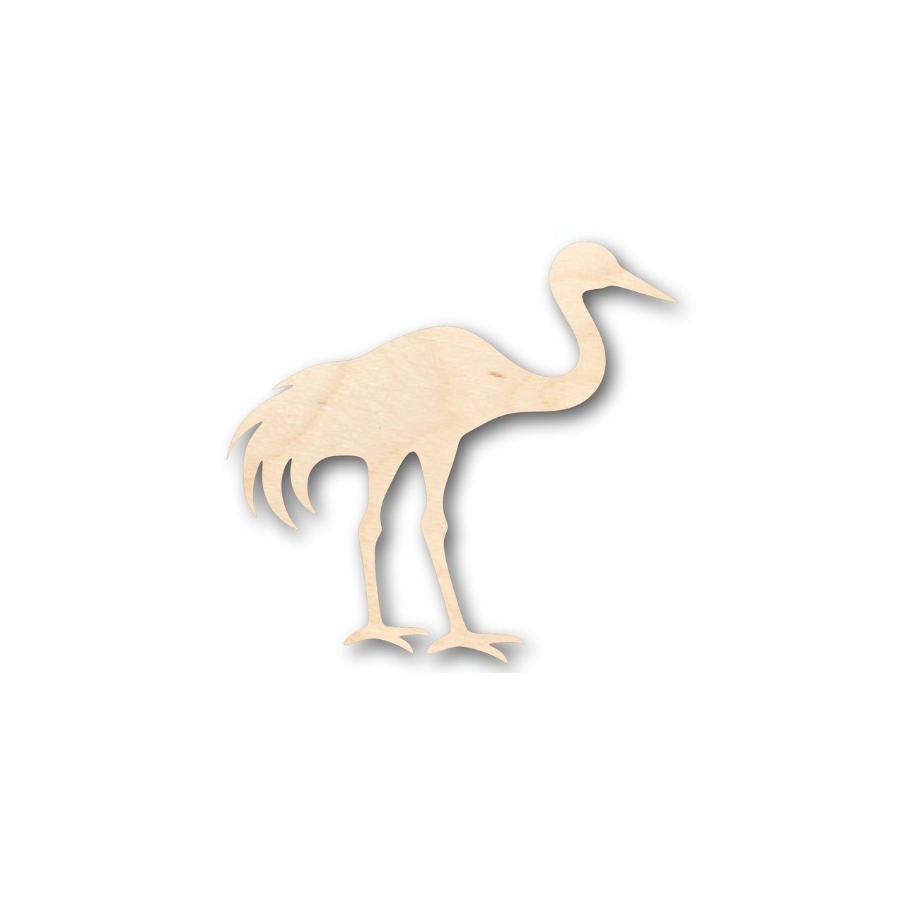 DIY Unfinished Wood Bird Stork Shape for Wildlife Crafts (Up to 46 Inches)