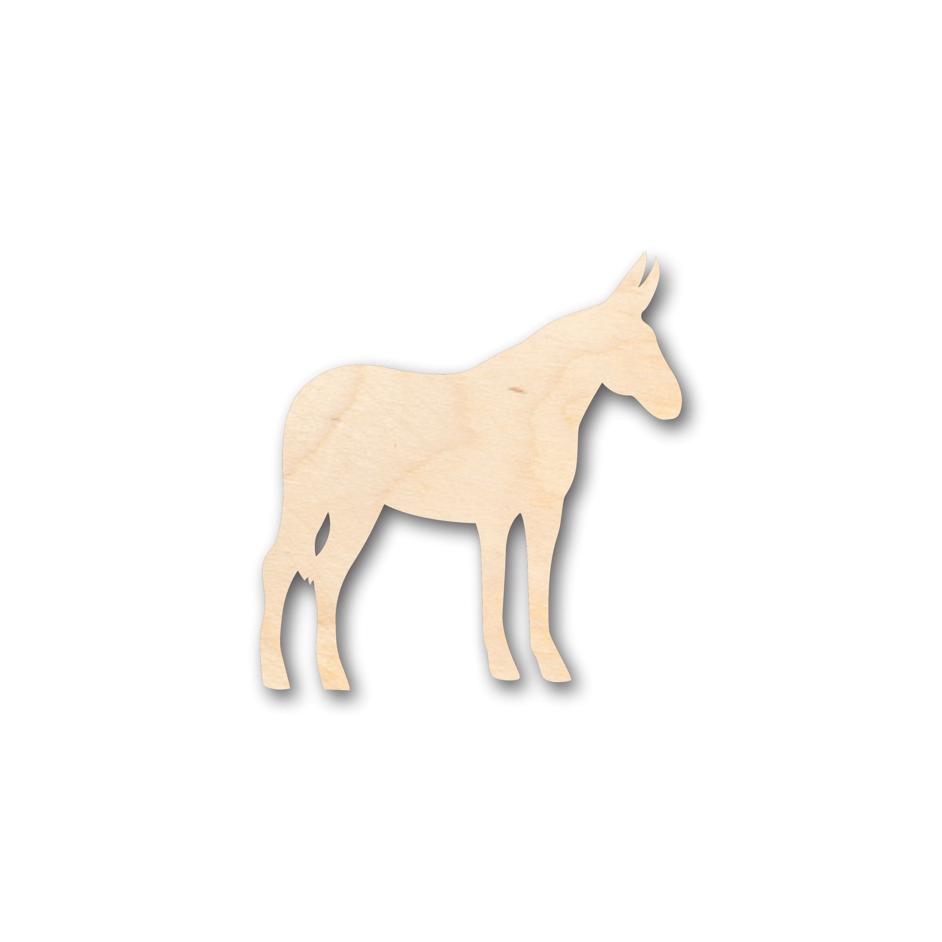 DIY Unfinished Wood Mule Shape Crafts up to 46 Pieces
