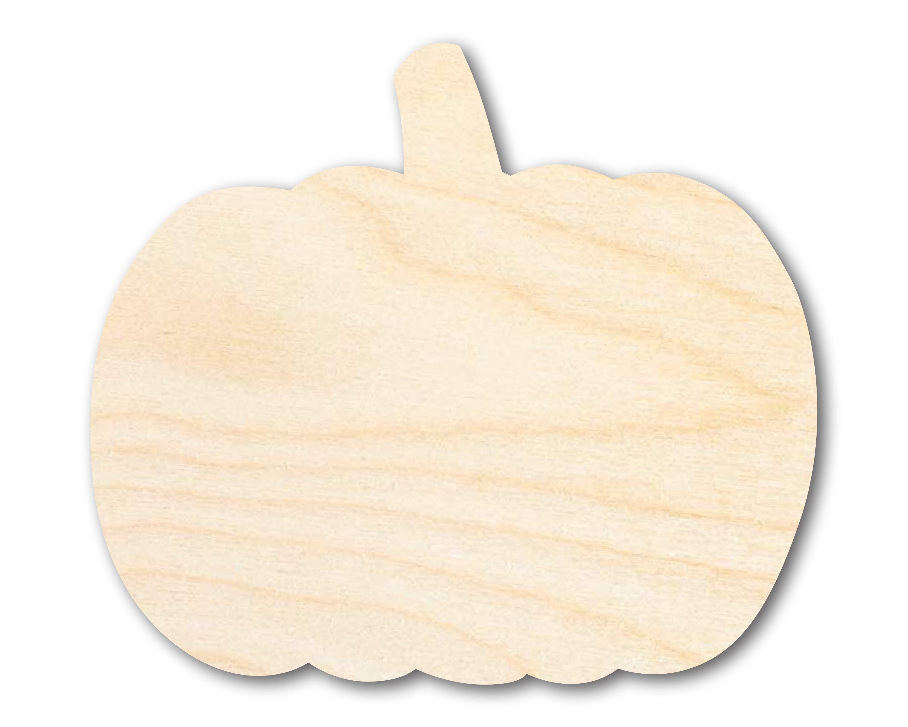 DIY Unfinished Wood Pumpkin Silhouette - Ideal for Up to 46 Craft Projects