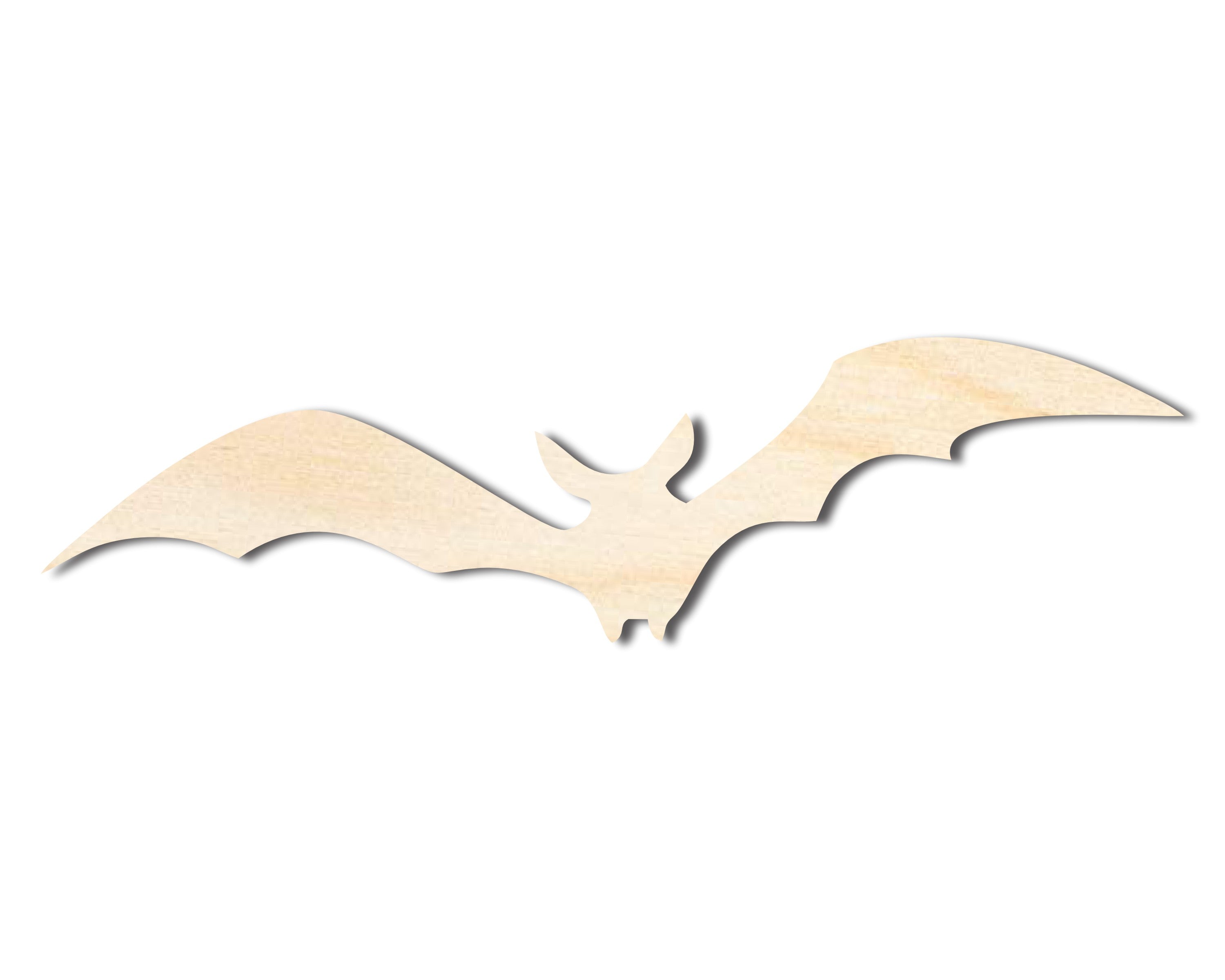 Unfinished Wood Halloween Bat - Shaped Craft Items, Sizes Up to 46 Inches