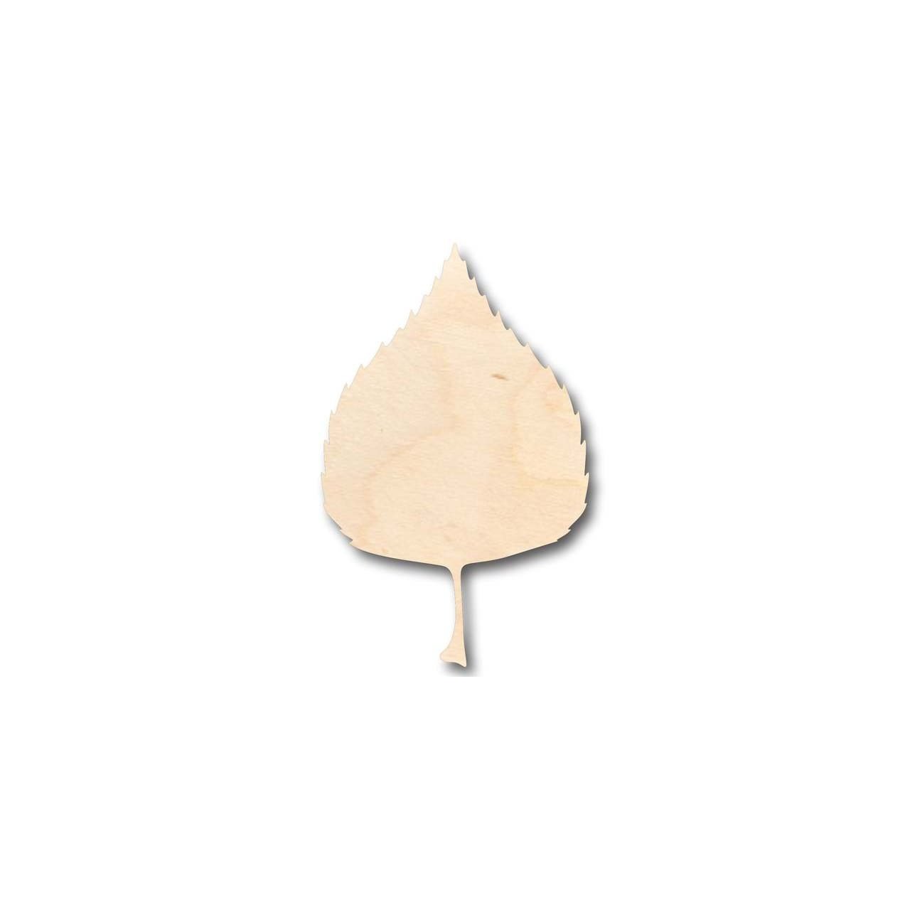 DIY Unfinished Baltic Birch Wood Leaf Shapes for Fall Crafts, Up to 24 Inches