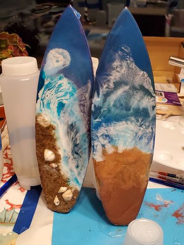 Unfinished DIY Wood Surfboard Shape Ideal for Surfing, Ocean, Beach, Nursery and Craft Projects, Available up to 46 Inches