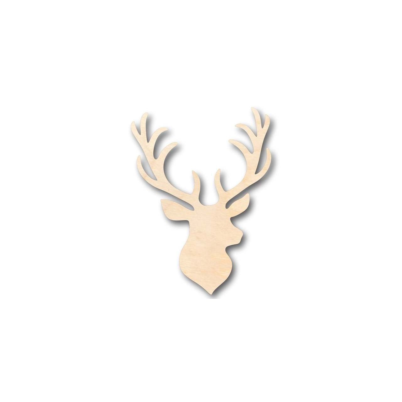 Unfinished Wood Craft in Stag Antler Shape for Animal - Related DIY Projects, Up to 46 Pieces