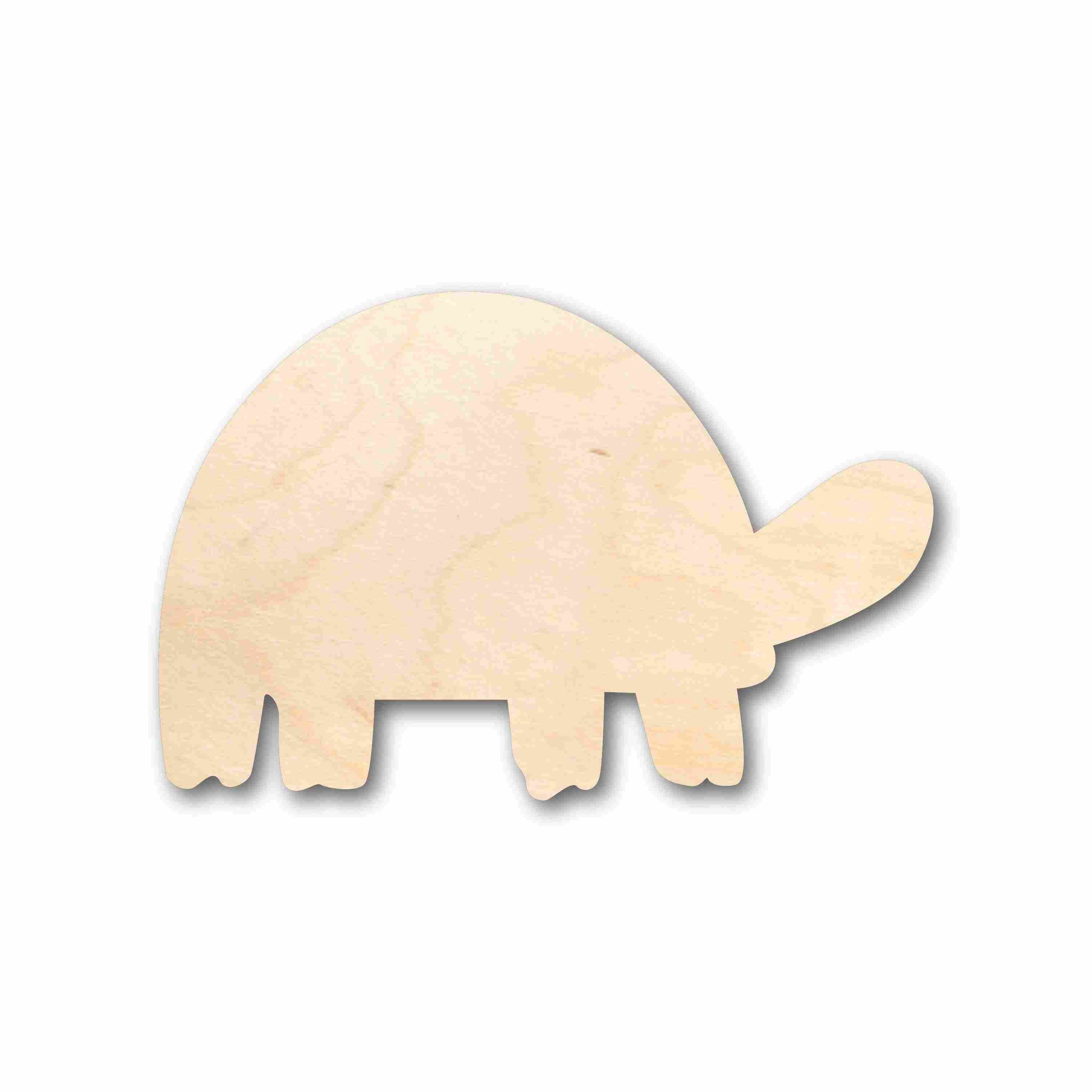 DIY Unfinished Wood Tortoise Silhouette - Up to 46 Crafts Available