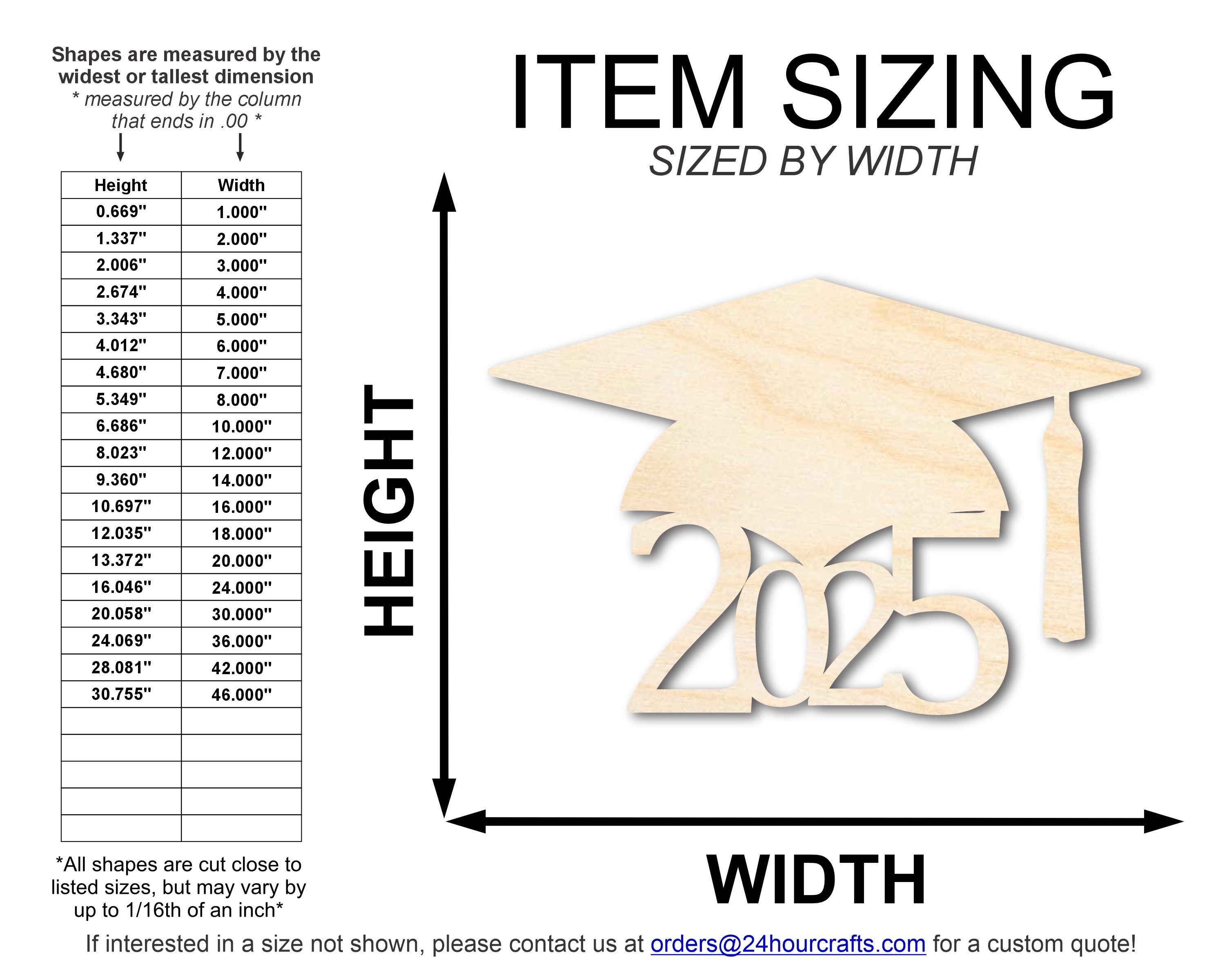 2025 Unfinished Wood Graduation Cap Shape for Up to 46 DIY Crafts