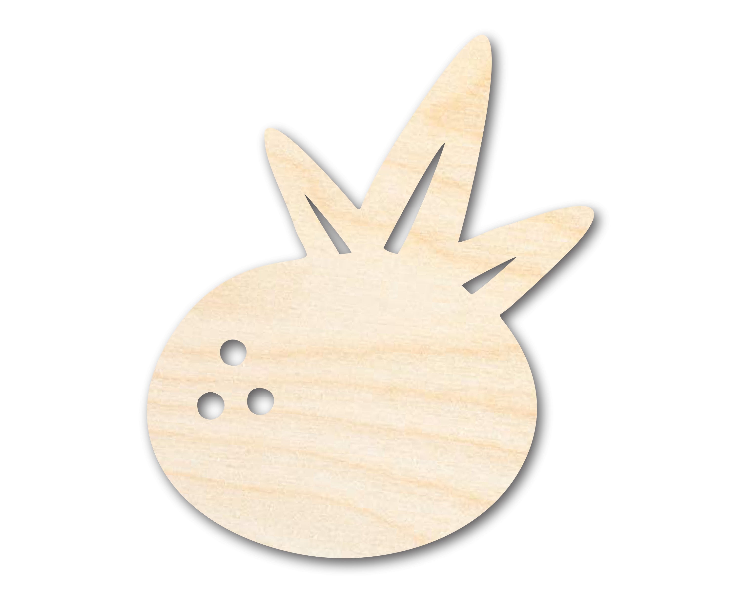 Unfinished Wood Coconut - Shaped Craft Items Available up to 46 Inches
