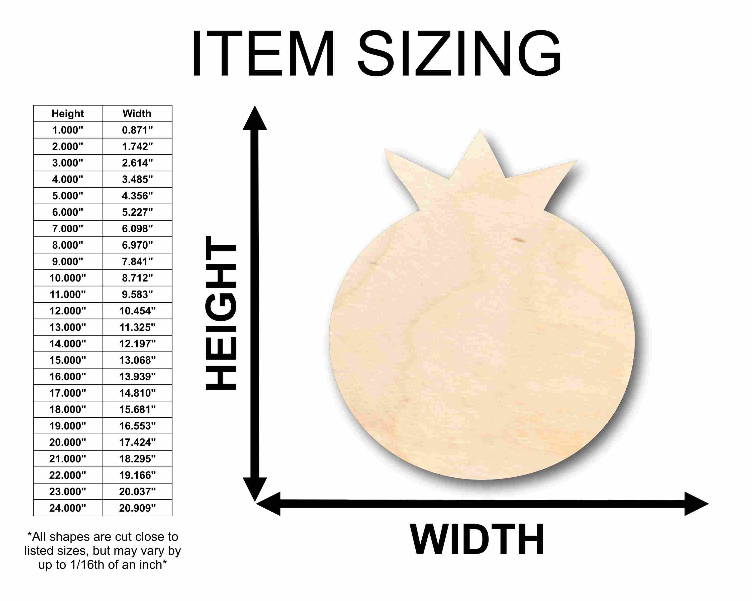 Unfinished Wood Blueberry Silhouette for Up to 46 Do - It - Yourself Craft Projects