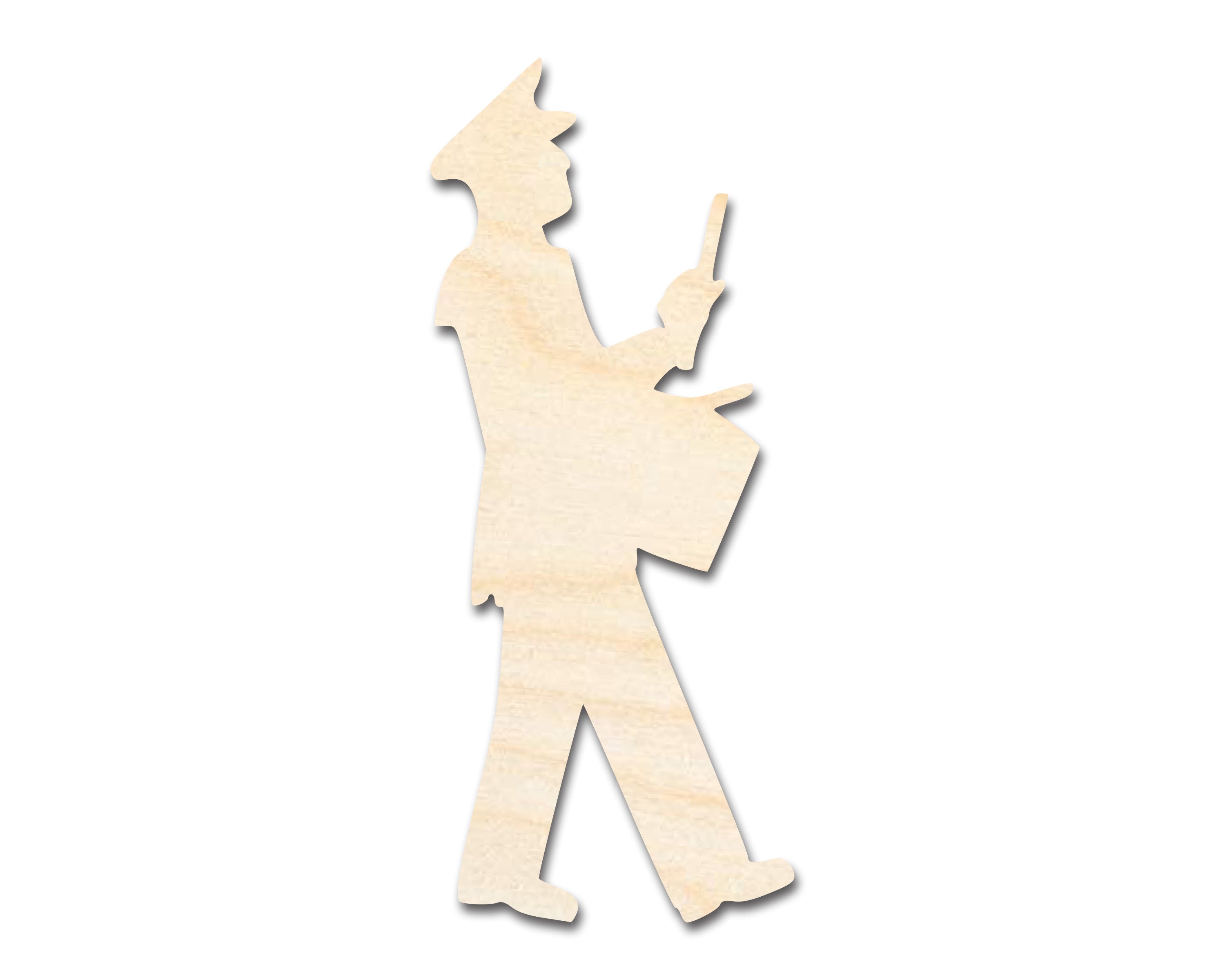 Unfinished Wood Cutout of a Band Drummer Player Shape - Ideal for DIY Crafts with up to 46 Customization Options