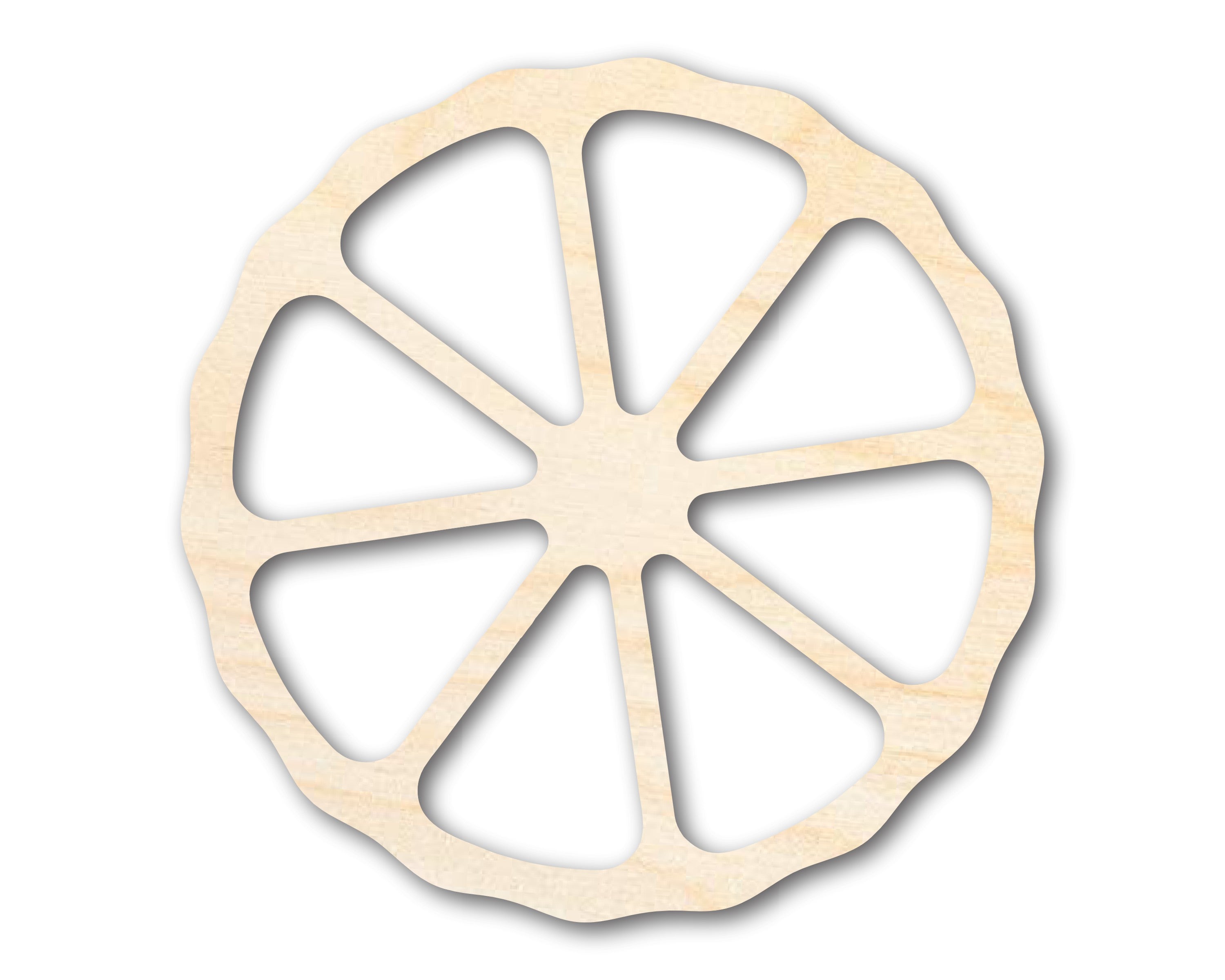 DIY Unfinished Baltic Birch Wood Fruit Slice Shapes up to 46 Inches