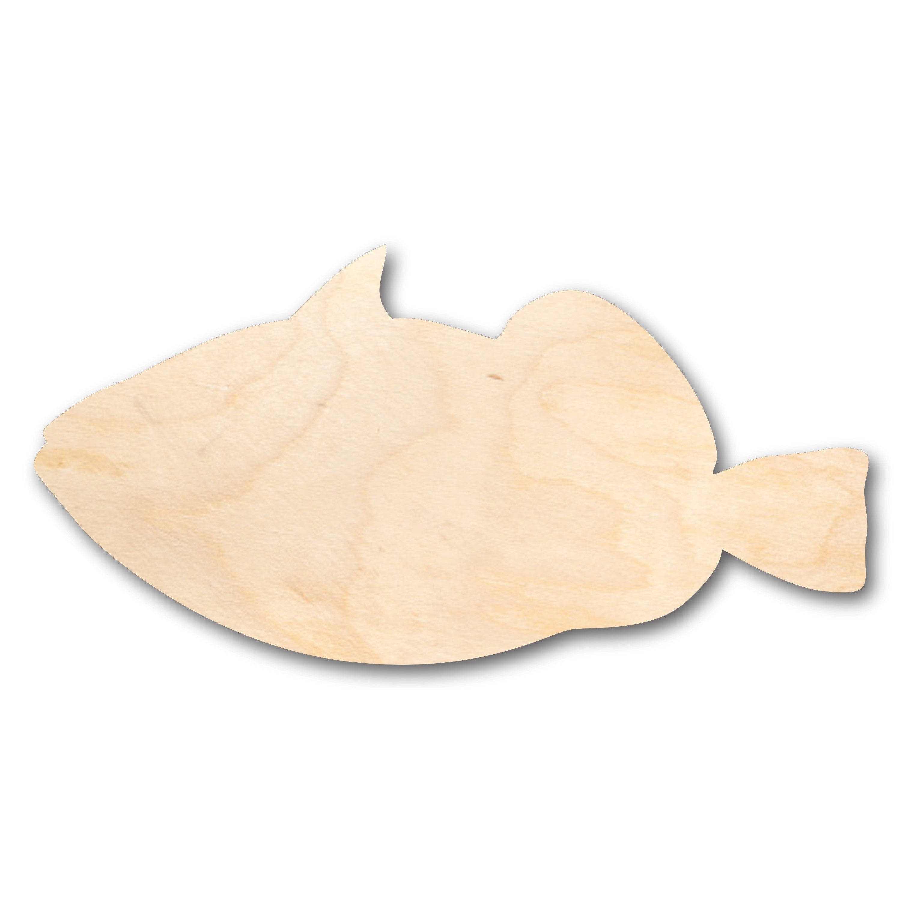 DIY Unfinished Wood Trigger Fish Shape - Up to 46 for Crafting