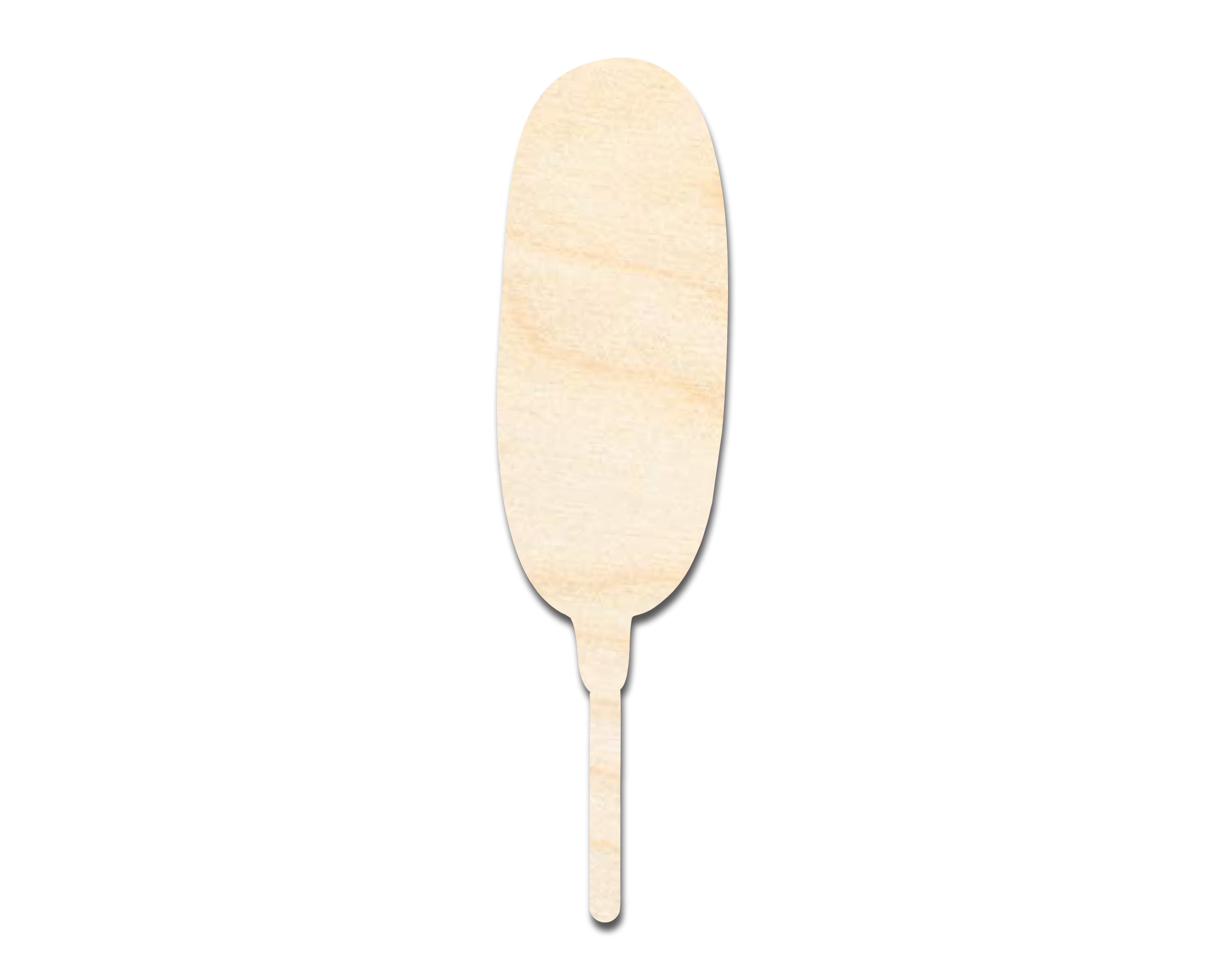 Unfinished Baltic Birch Wood Corn Dog Shape Cutout for DIY Crafts in Food and Fun Fair Themes, Sizes up to 46 Inches