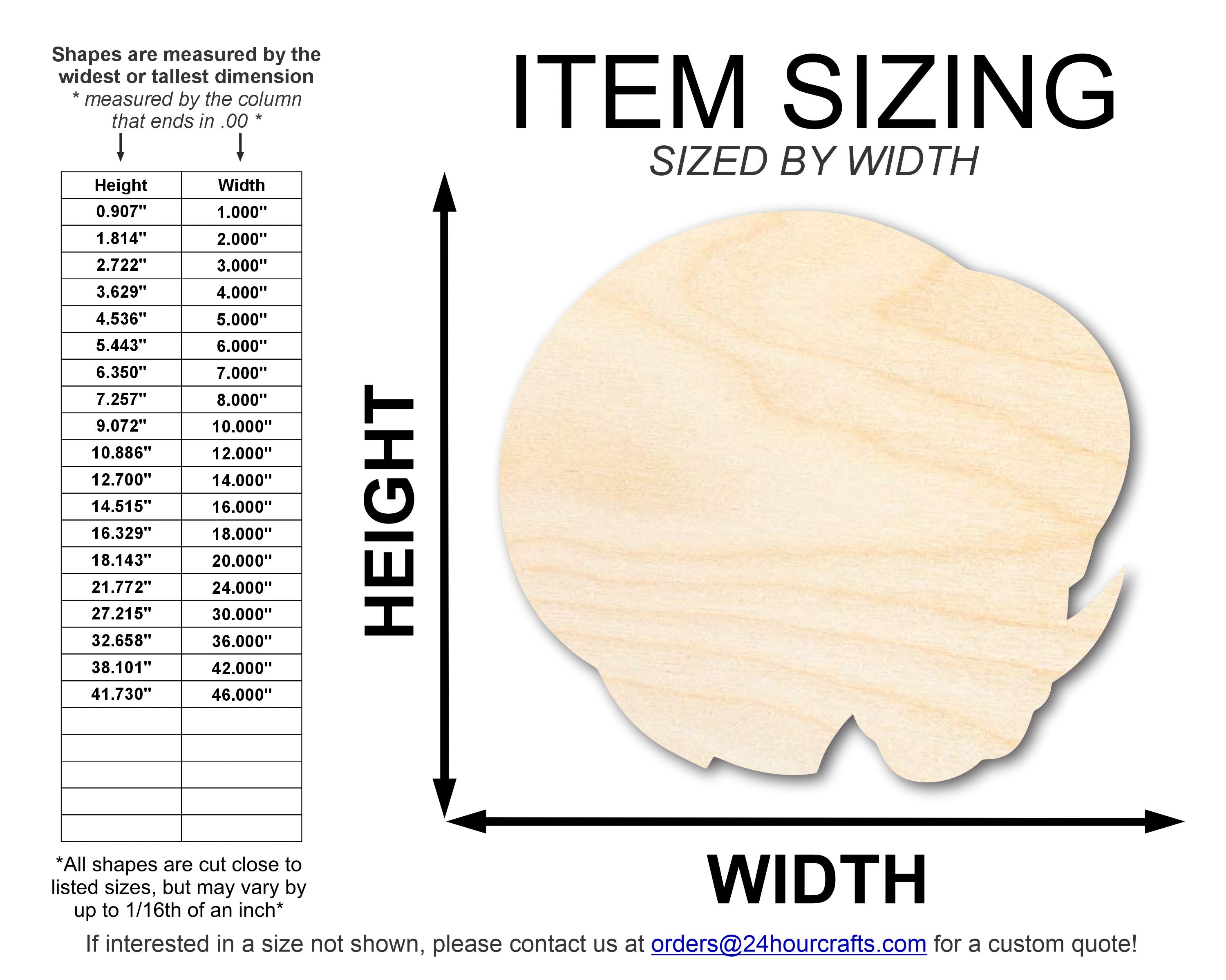 DIY Unfinished Wood Ram Mascot Shape Cutout - Up to 46 Inches for Your Crafts