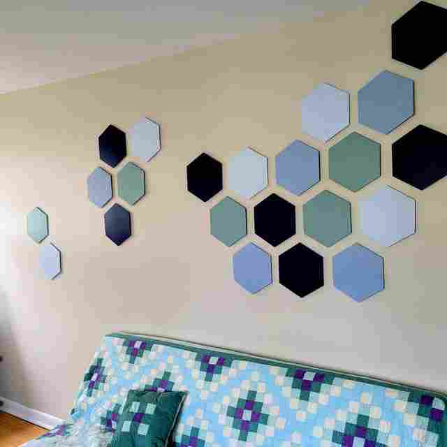 Unfinished Wood Hexagon Shapes for DIY Crafts - Ideal for up to 46 Different Do - It - Yourself Projects
