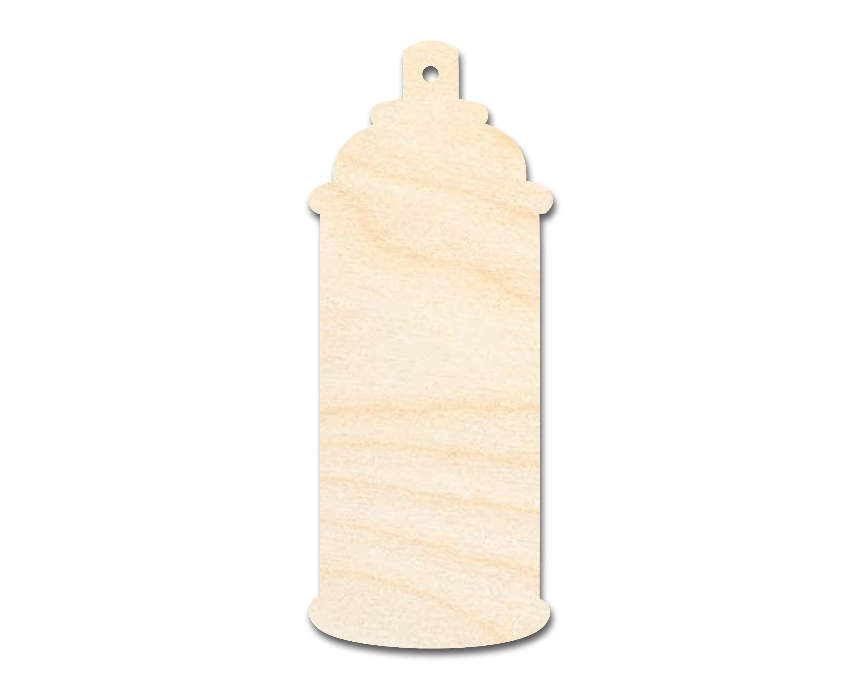 Unfinished Baltic Birch Spray Can Shape DIY Craft Cutouts, Up to 46 Sizes