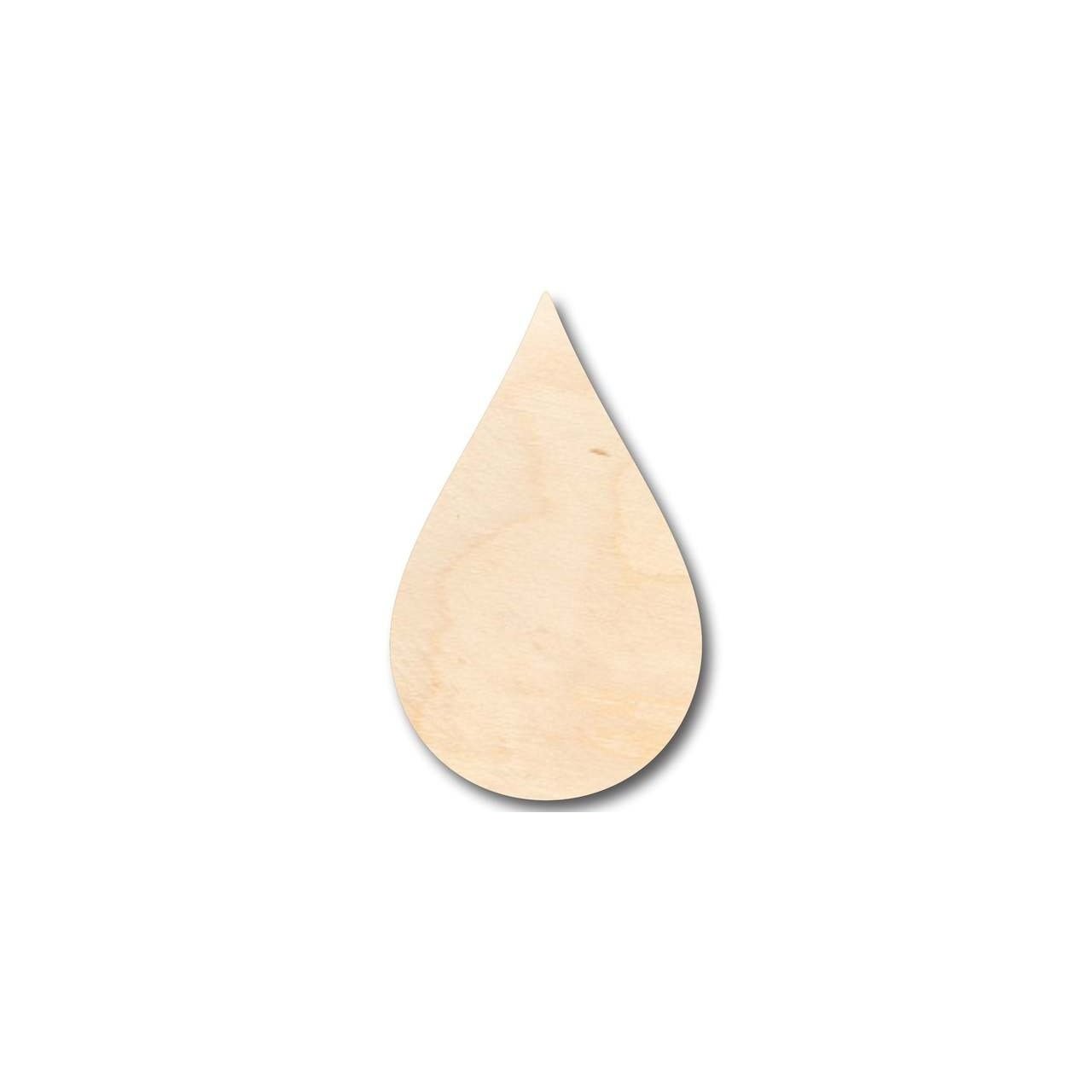 Unfinished DIY Wood Crafts in Cloud and Raindrop Shapes - Ideal for Sky - Themed Projects, Up to 46 Units for Creative Crafting